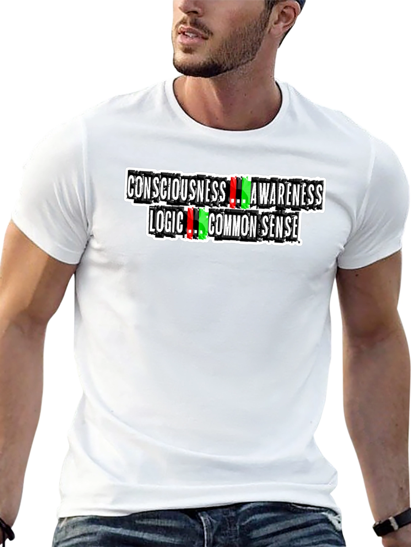 Consciousness Awareness Logic Common Sense Graphic Tee