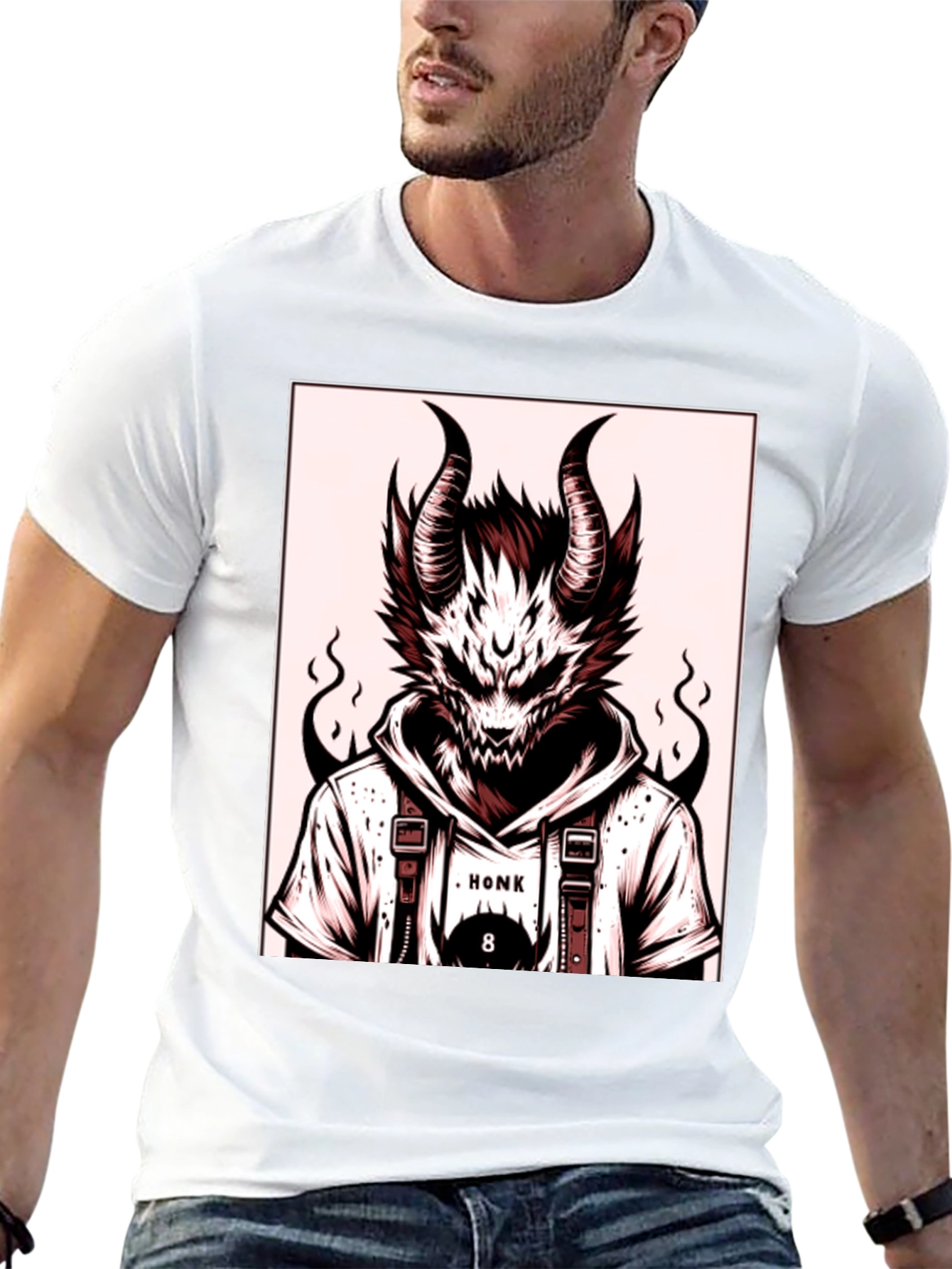 Honk Devil Graphic Tee - Edgy Streetwear T-Shirt