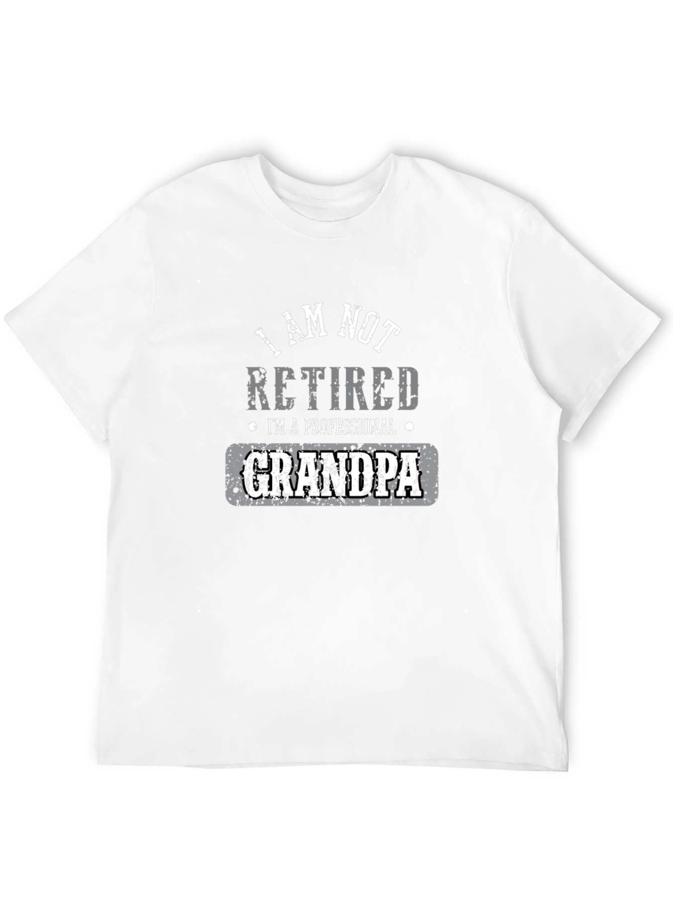 Professional Grandpa Black T-Shirt