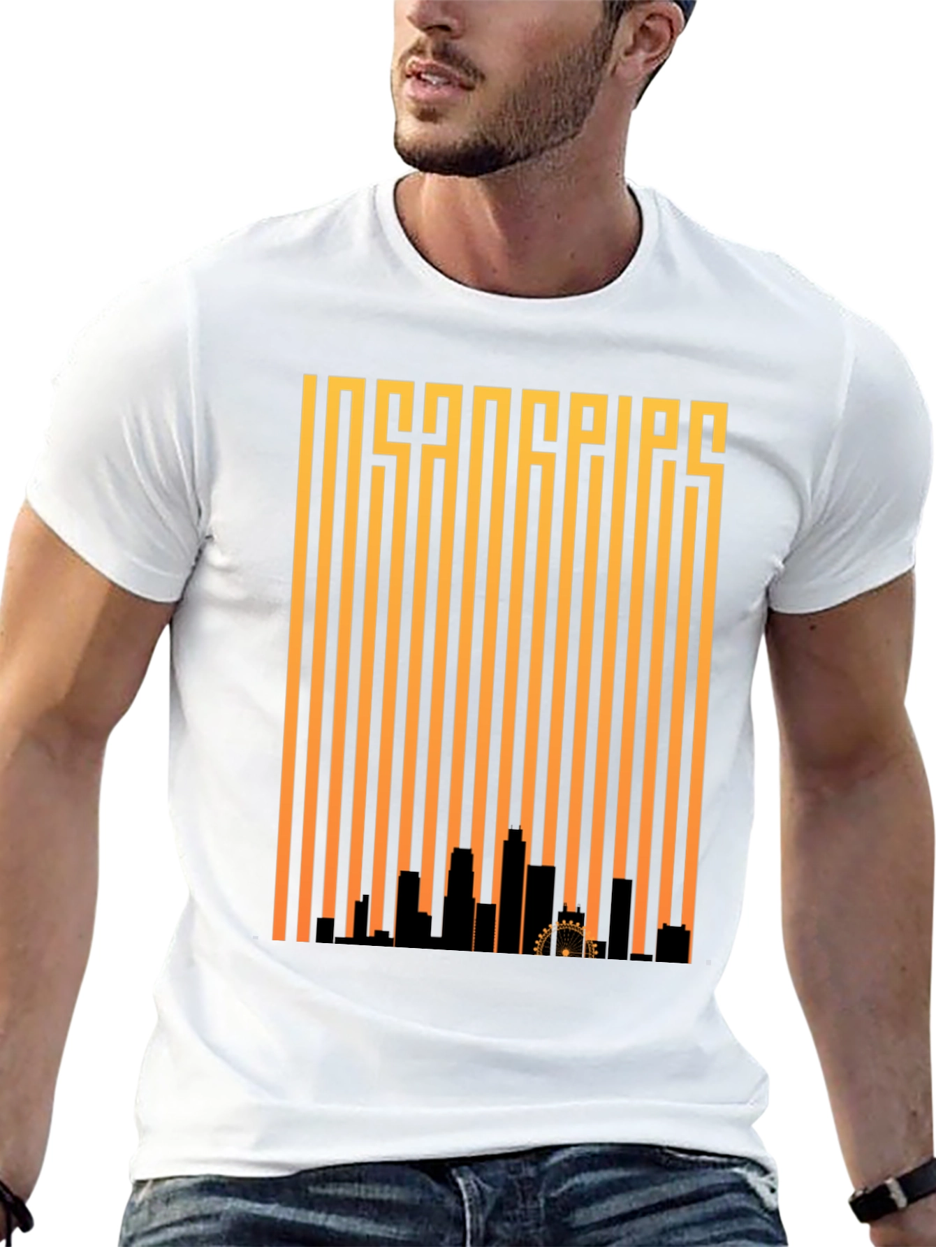 LA Skyline Graphic Tee - Stylish Cityscape T-Shirt