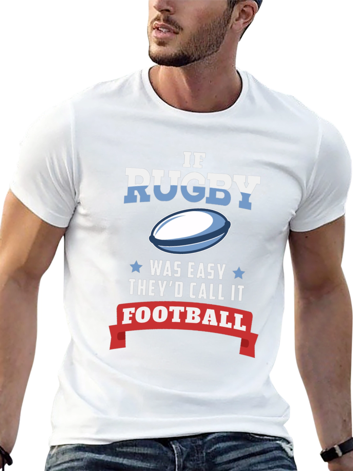 Rugby T-Shirt: If It Was Easy...