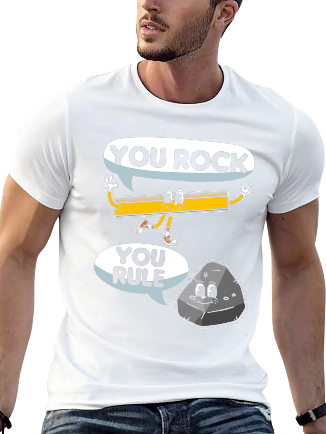 You Rock You Rule Funny Pun T-Shirt