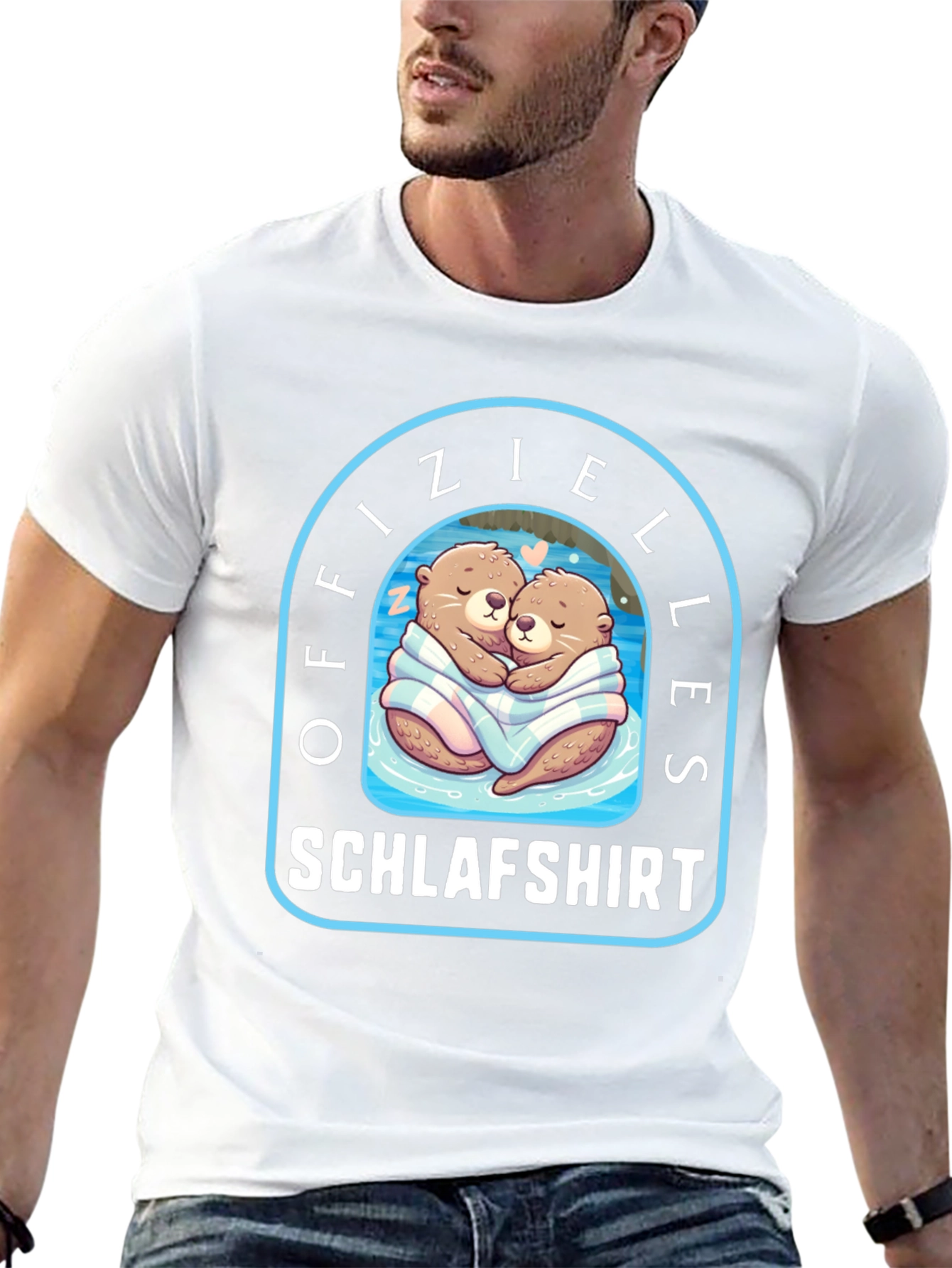 Otter Schlafshirt Graphic T-Shirt