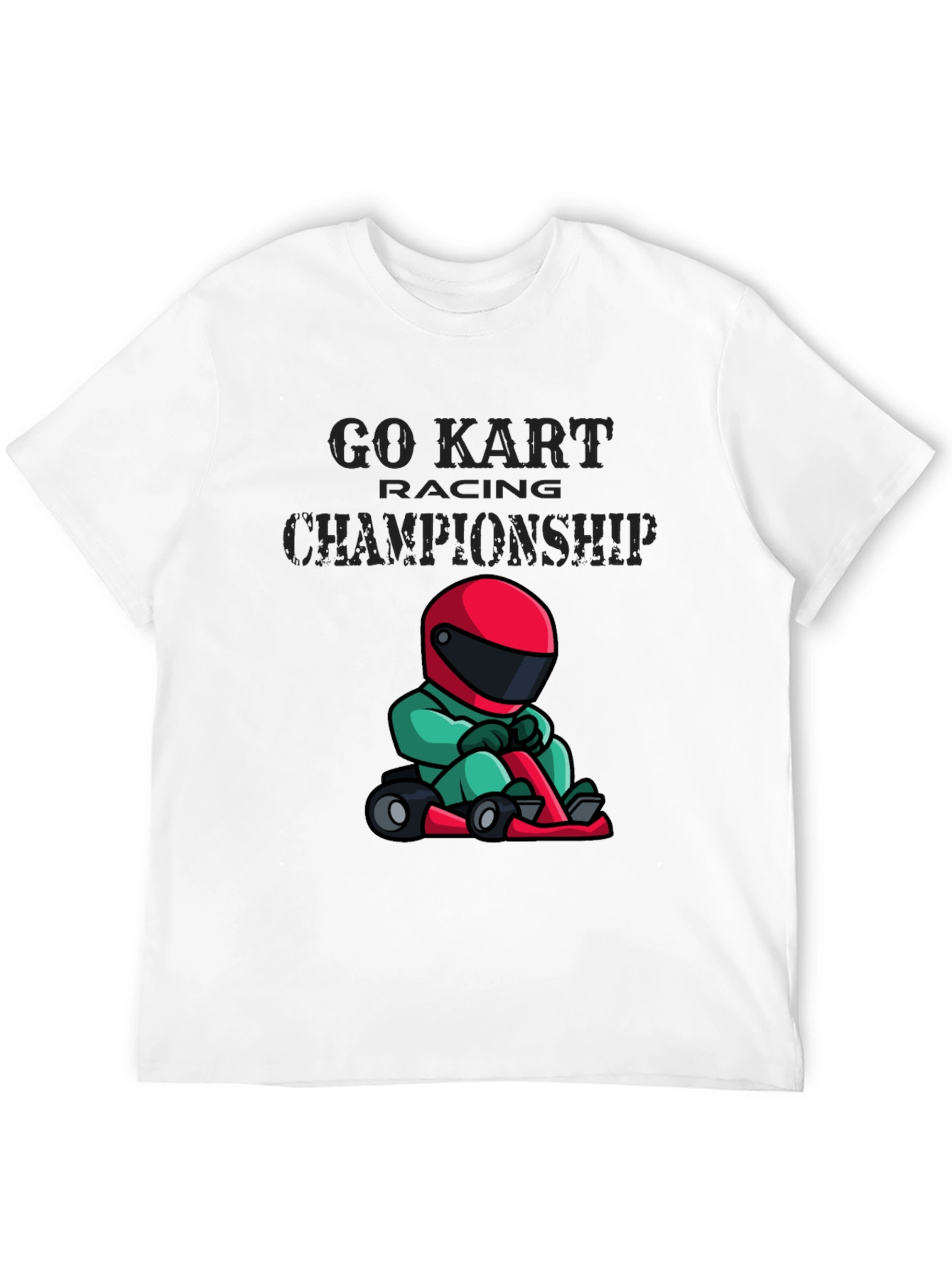Go Kart Racing Championship Black T-Shirt