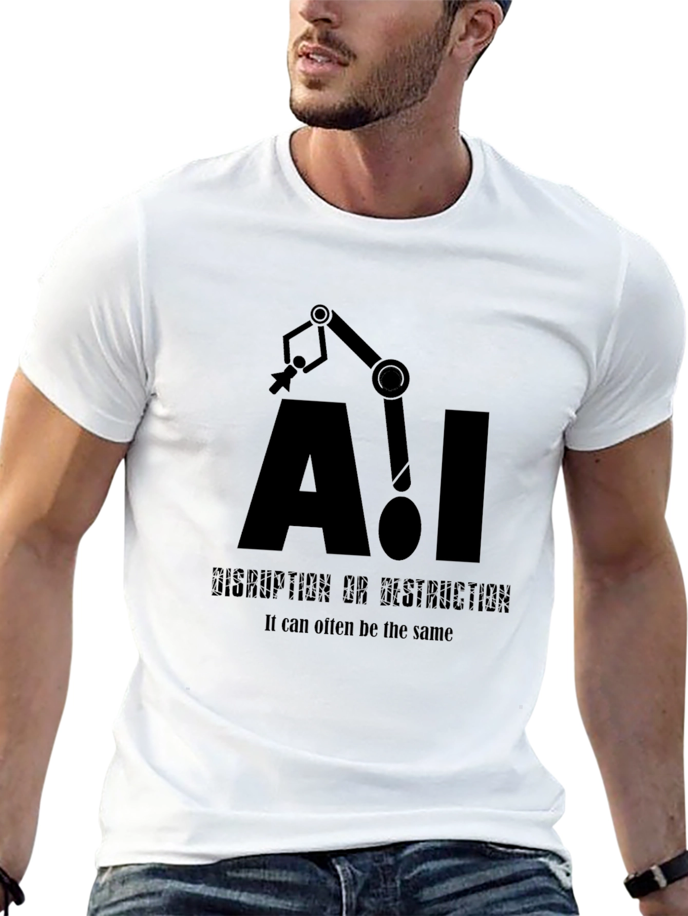 AI Disruption T-Shirt - Tech Humor