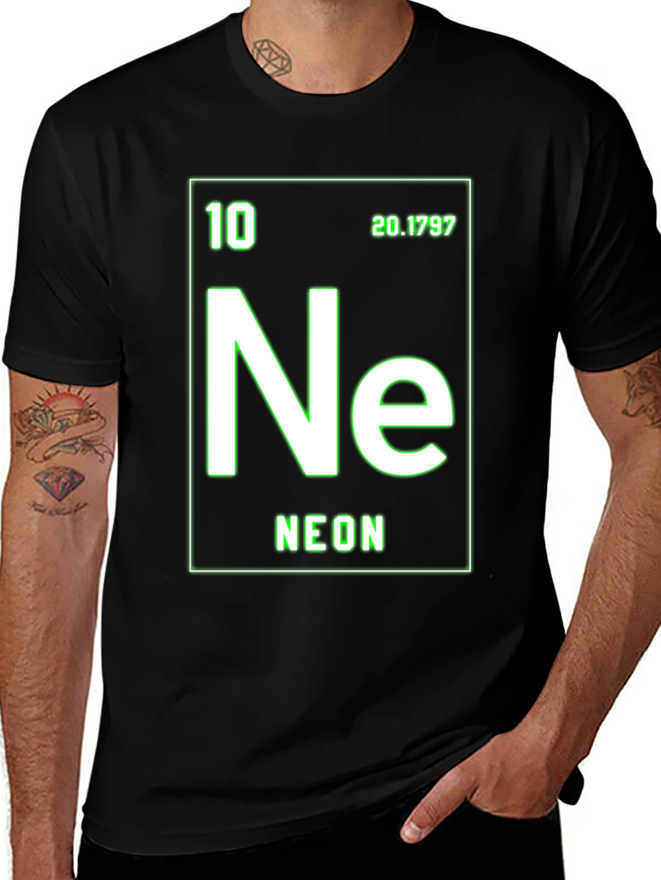 Neon Element T-Shirt - Science Chemistry Shirt