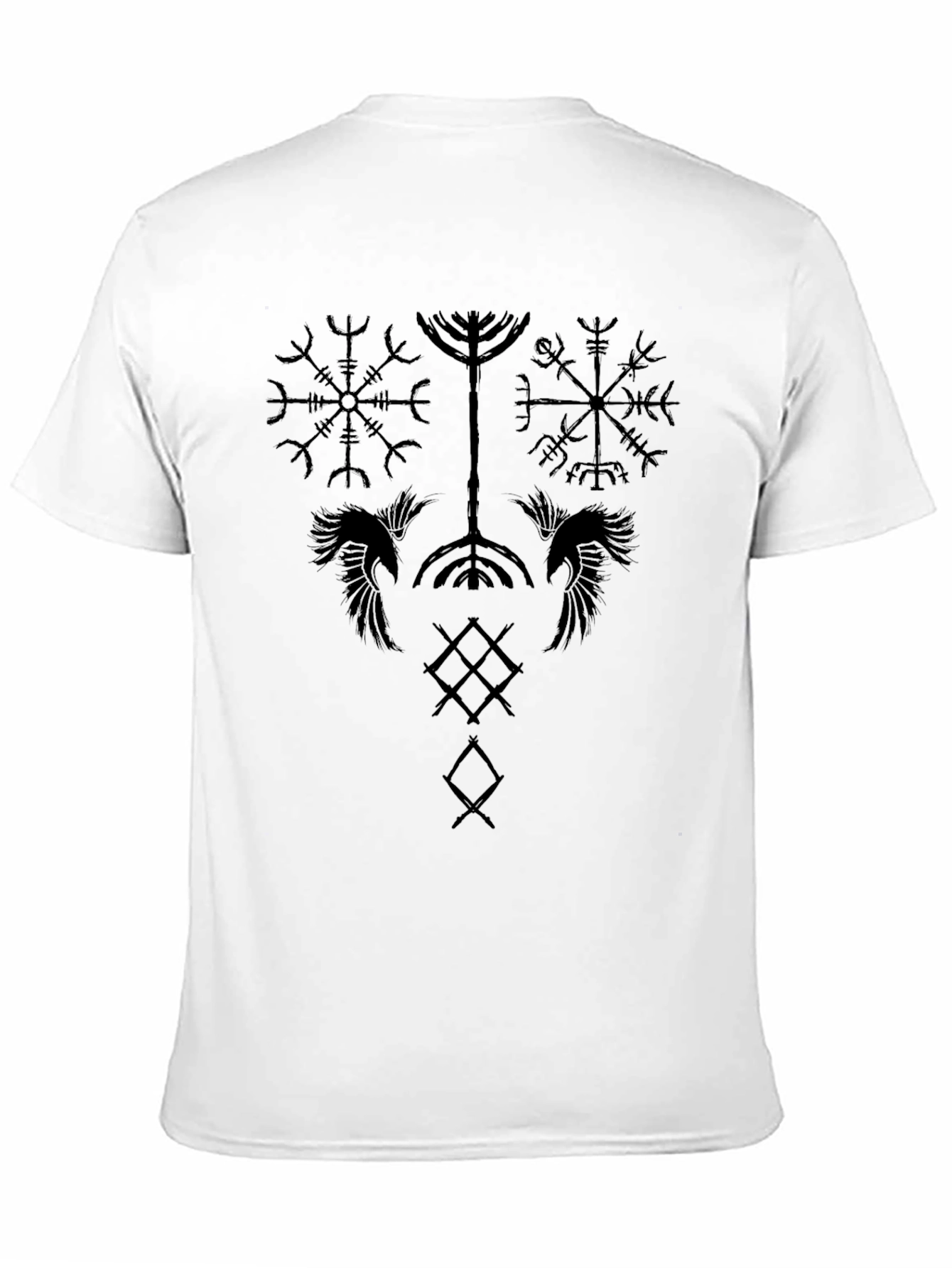 Viking Symbol Black T-Shirt