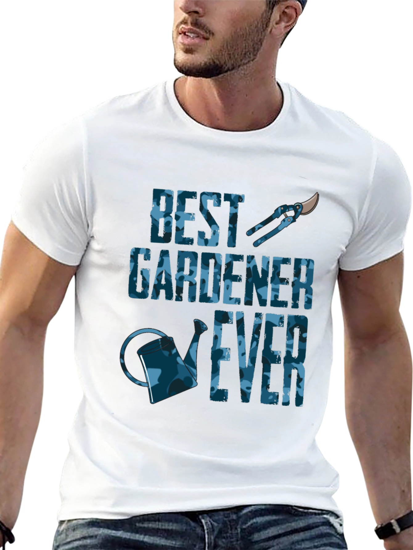 Best Gardener Ever Black T-Shirt