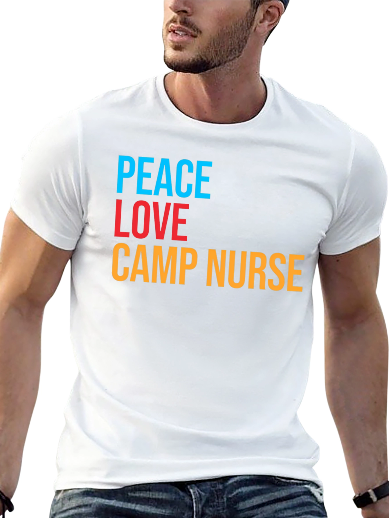 Peace Love Camp Nurse T-Shirt