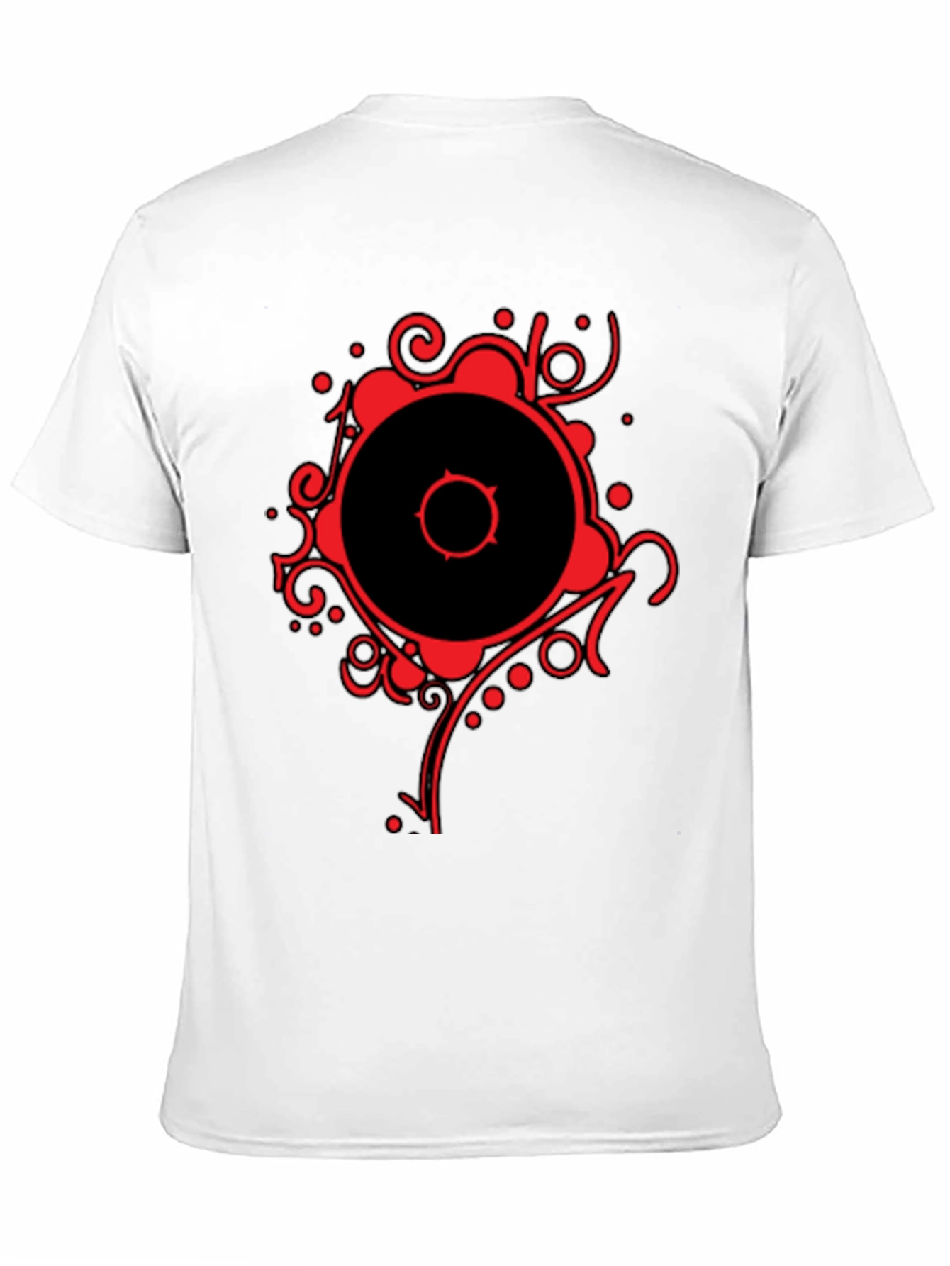 Abstract Graphic Black T-Shirt