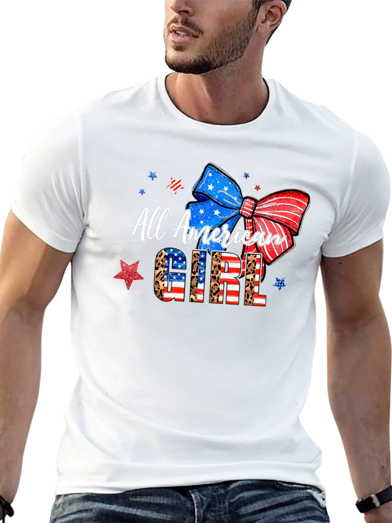 All American Girl Graphic Tee