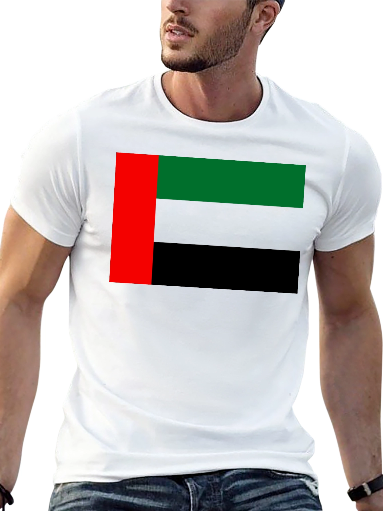 UAE Flag Graphic T-Shirt - United Arab Emirates Pride