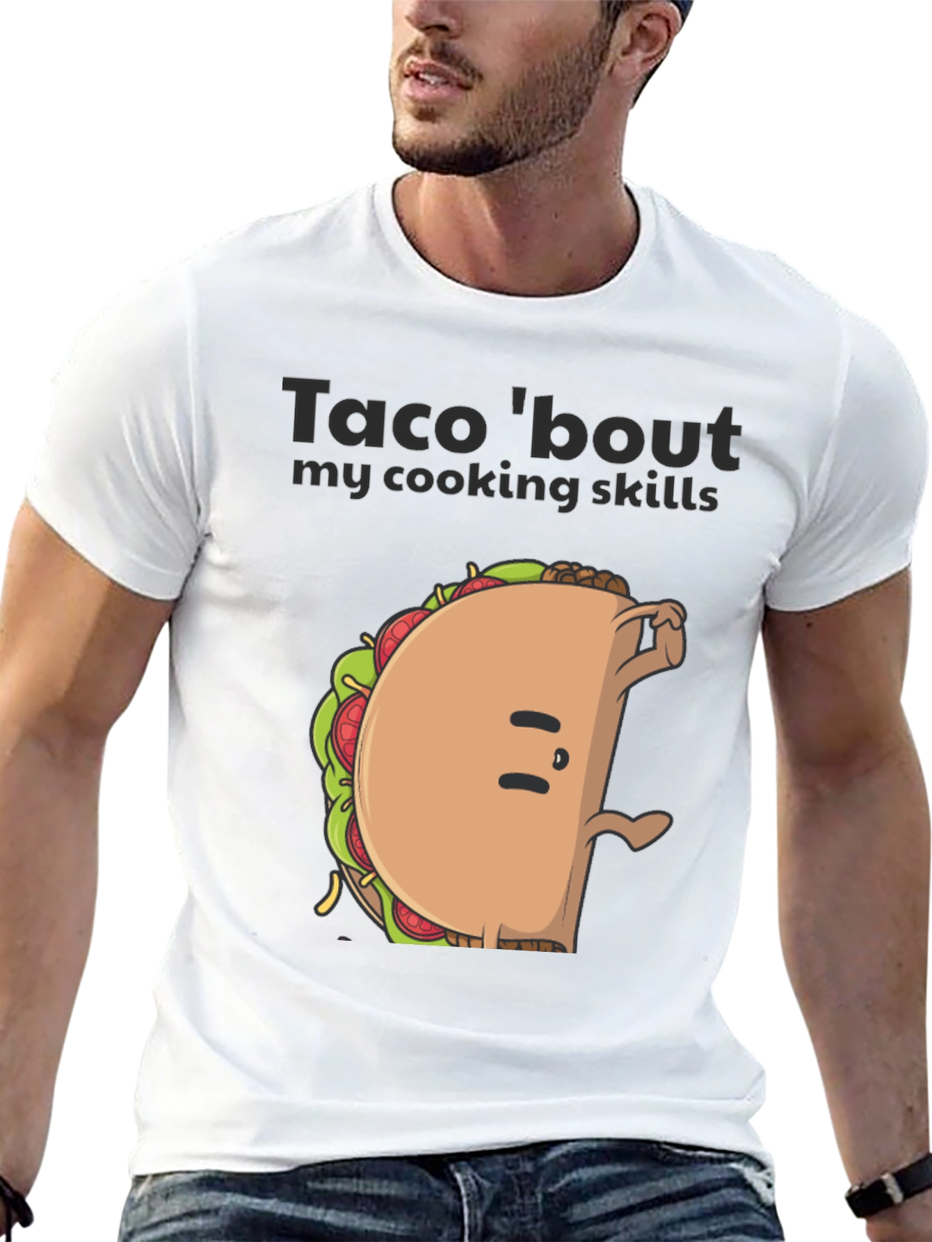 Funny Taco Cooking Skills Graphic Tee