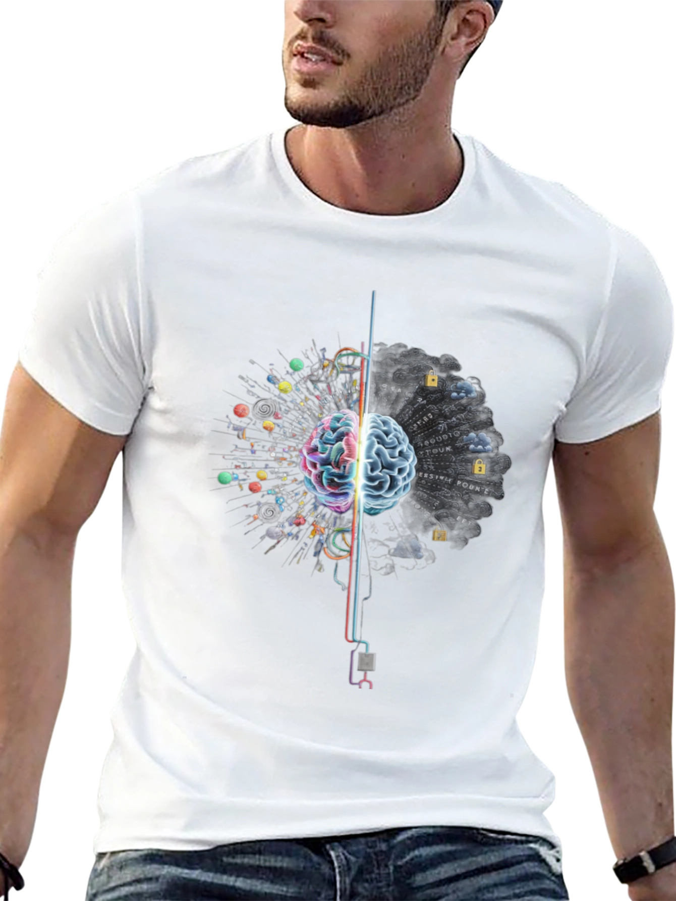 Creative Brain T-Shirt - Artistic Mindset Apparel