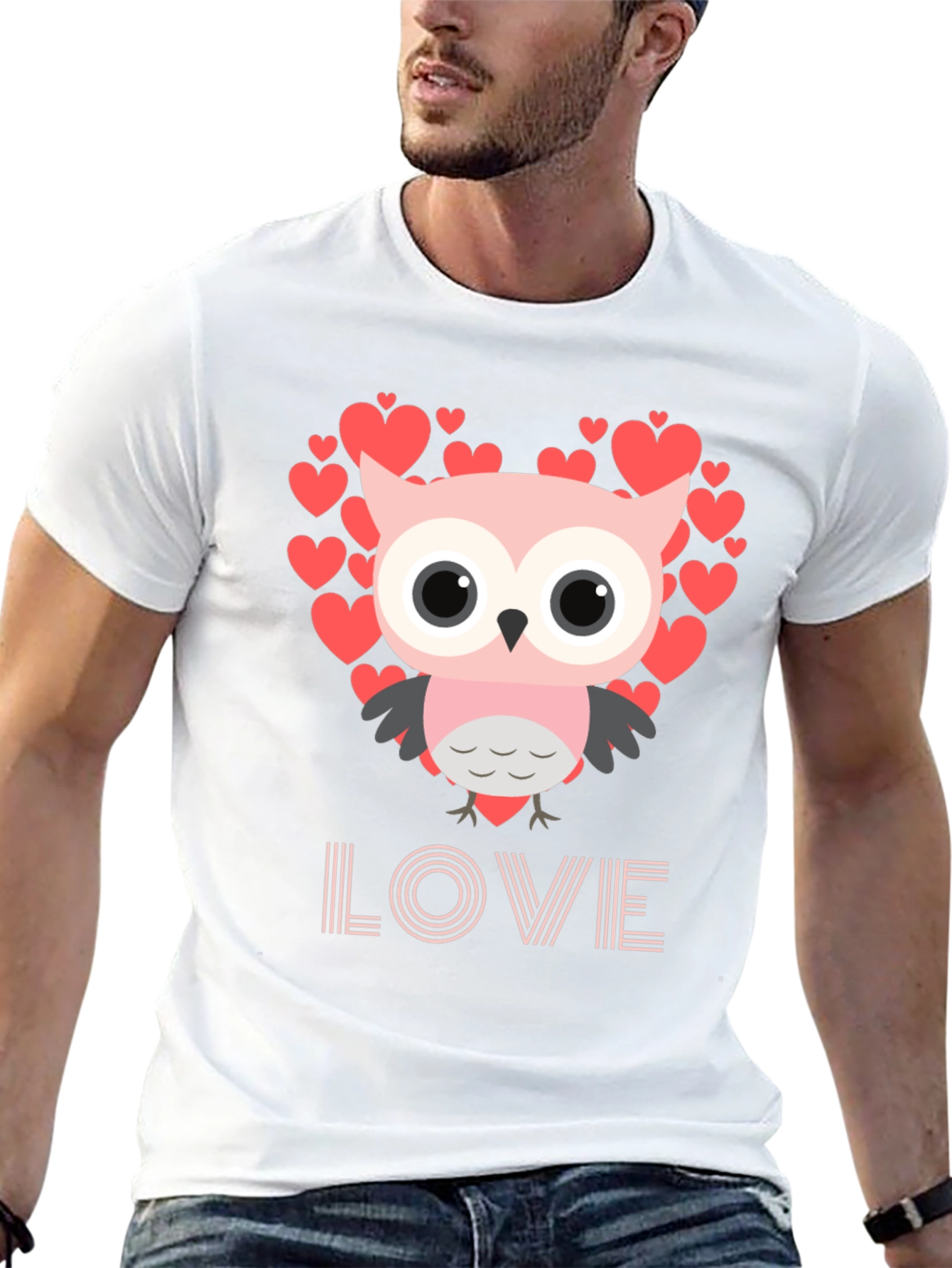 Owl Love Valentines Day T-Shirt