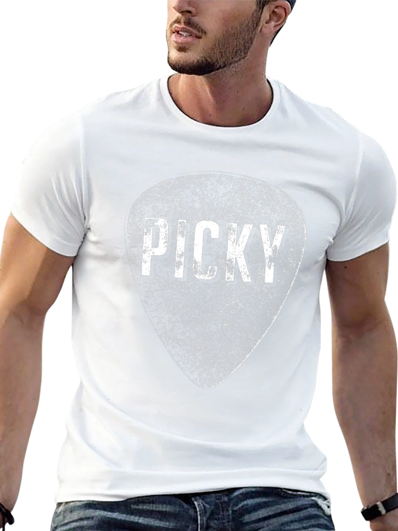 Picky Guitar Pick T-Shirt - Music Lover Tee