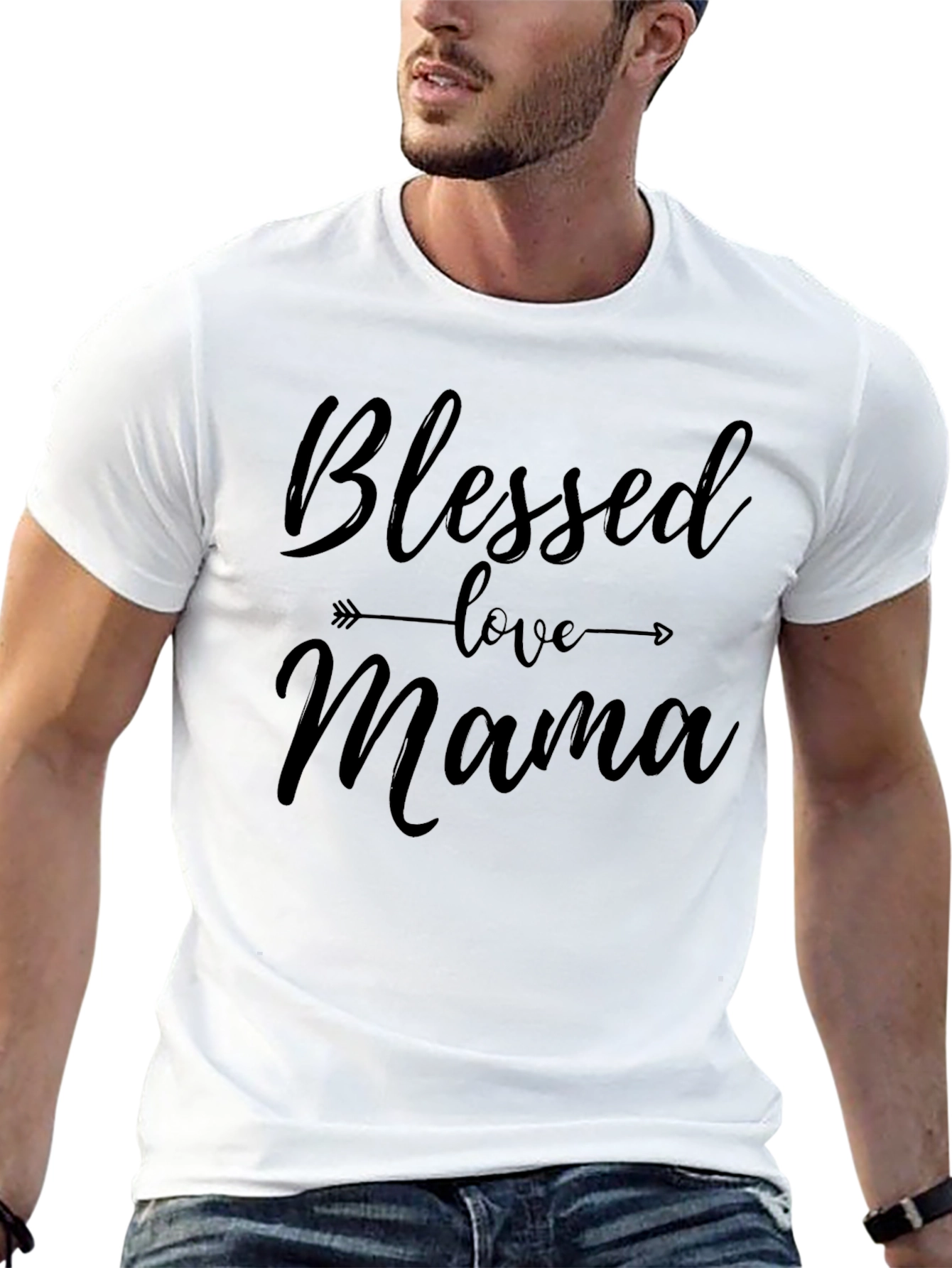 Blessed Mama Love T-Shirt - Black