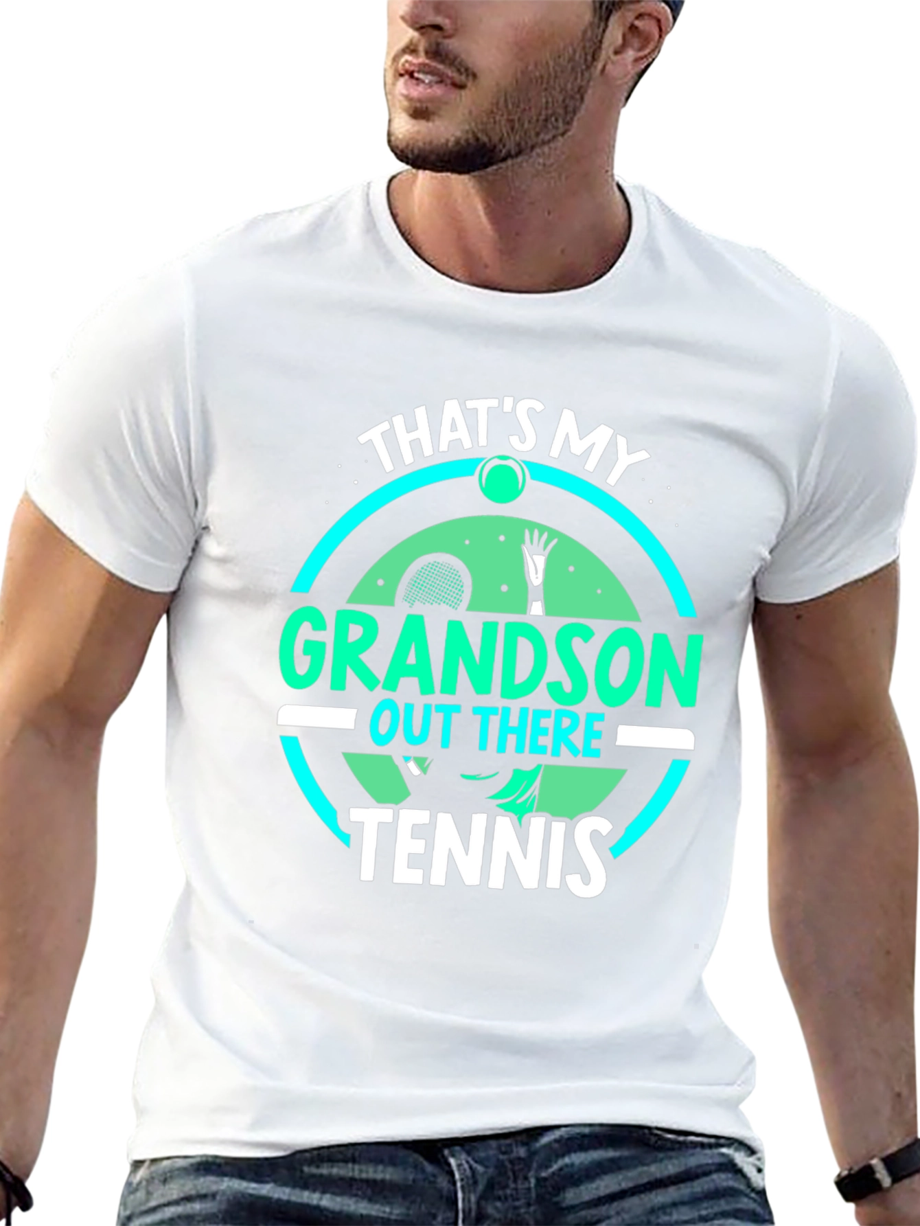 Thats My Grandson Tennis T-Shirt