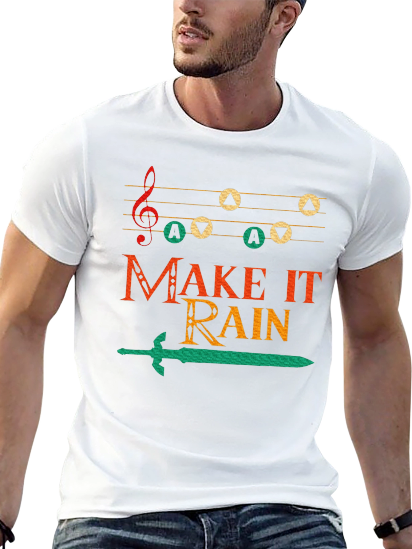 Zelda Inspired Make it Rain Graphic T-Shirt