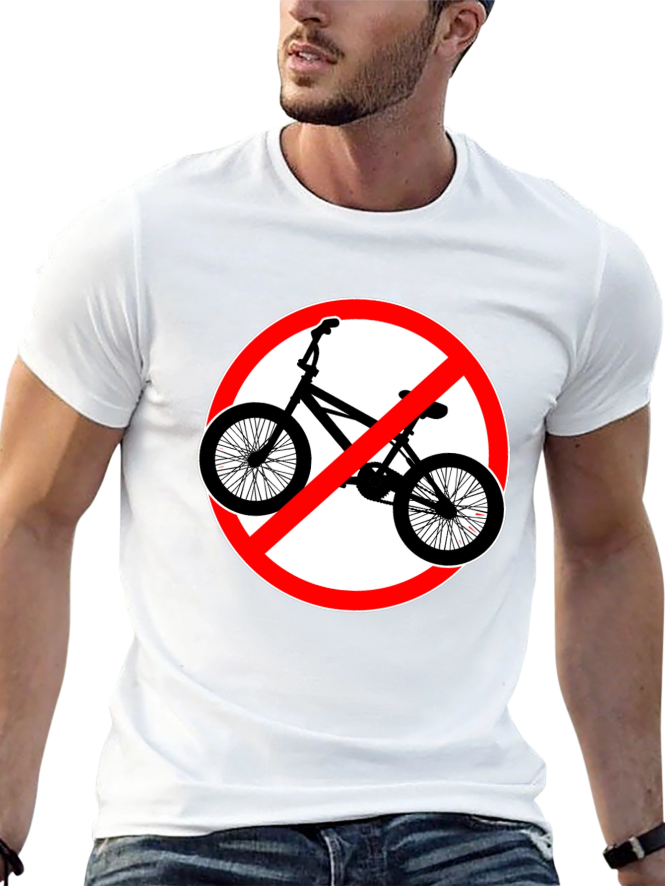 No Bikes Allowed Graphic Tee