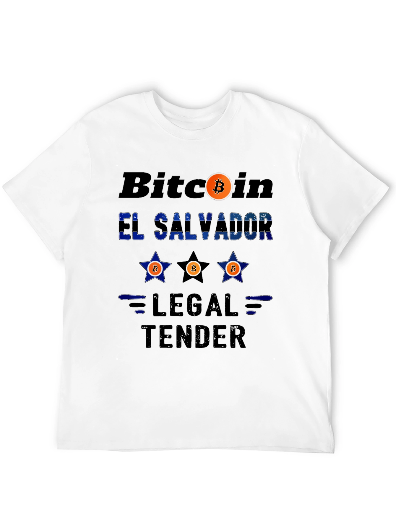 Bitcoin El Salvador Legal Tender Graphic Tee