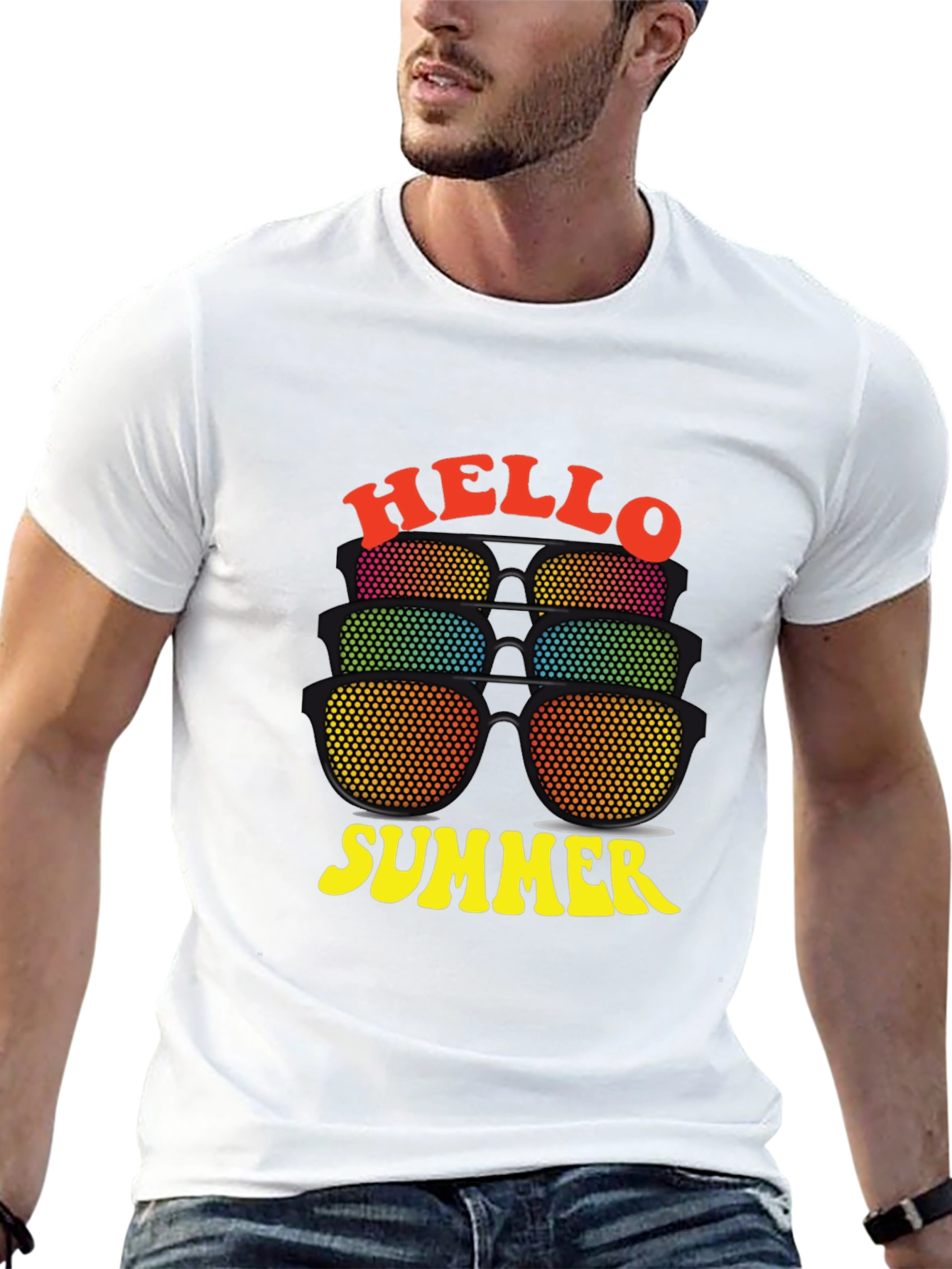 Hello Summer Sunglasses T-Shirt
