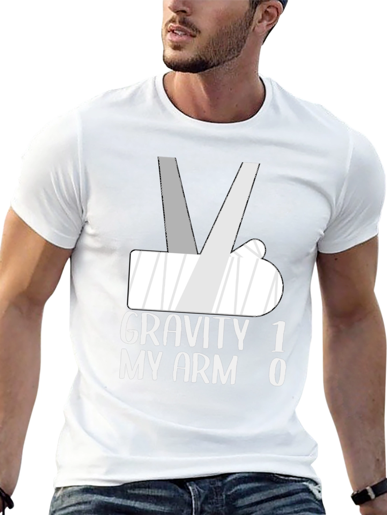 Gravity 1 My Arm 0 T-Shirt