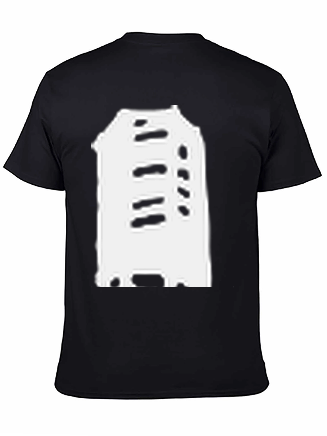 Abstract Building Black T-Shirt
