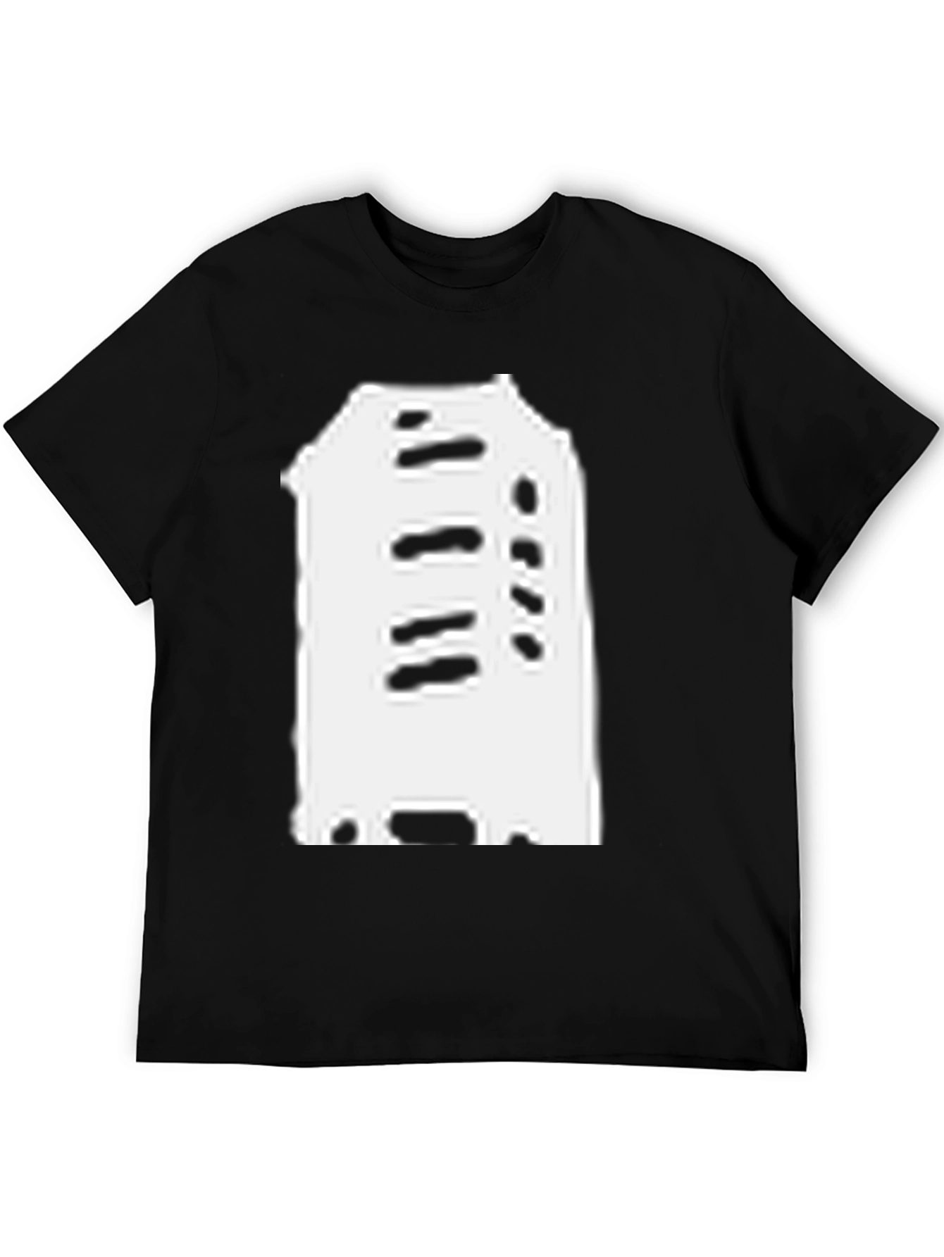 Abstract Building Black T-Shirt