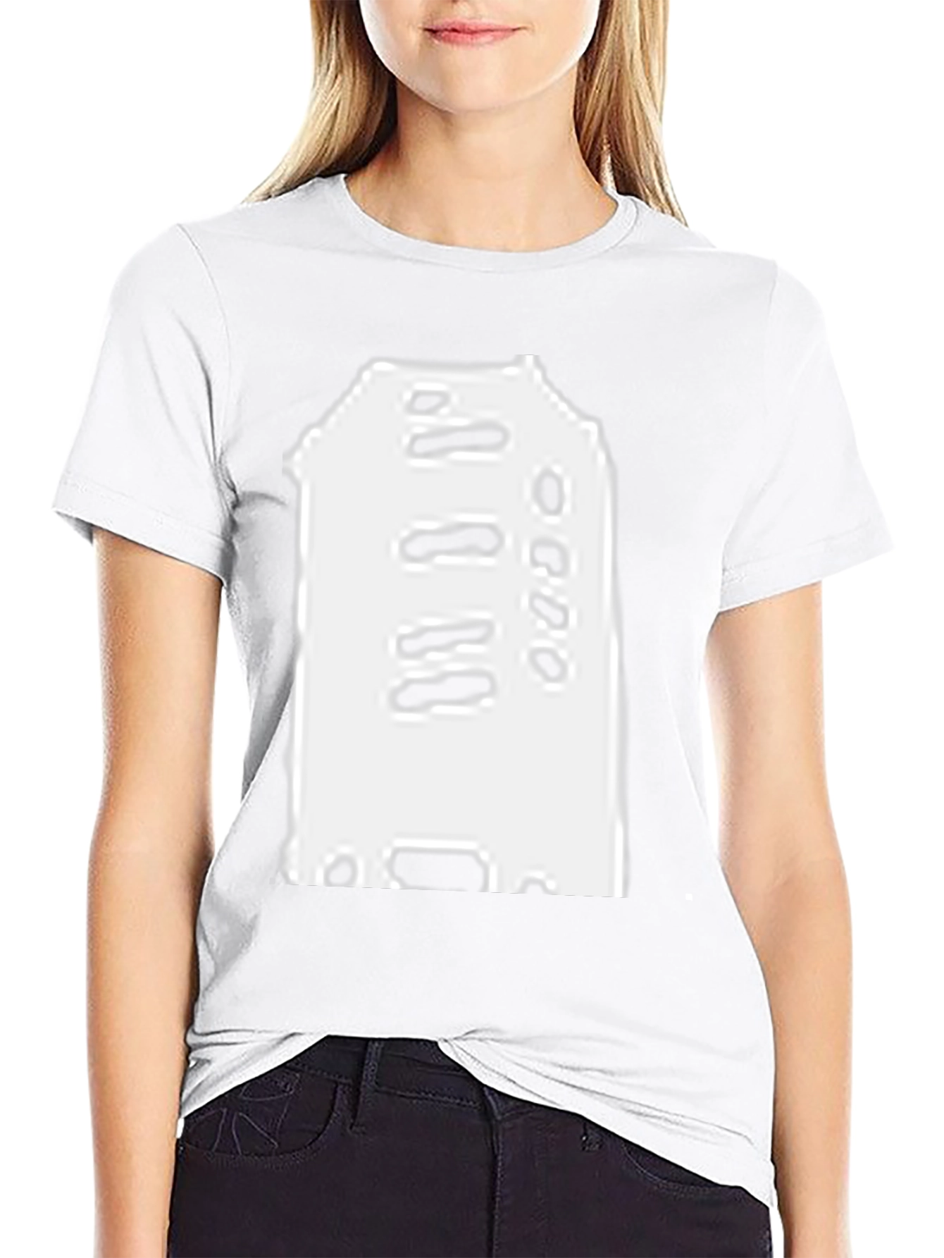 Abstract Building Black T-Shirt