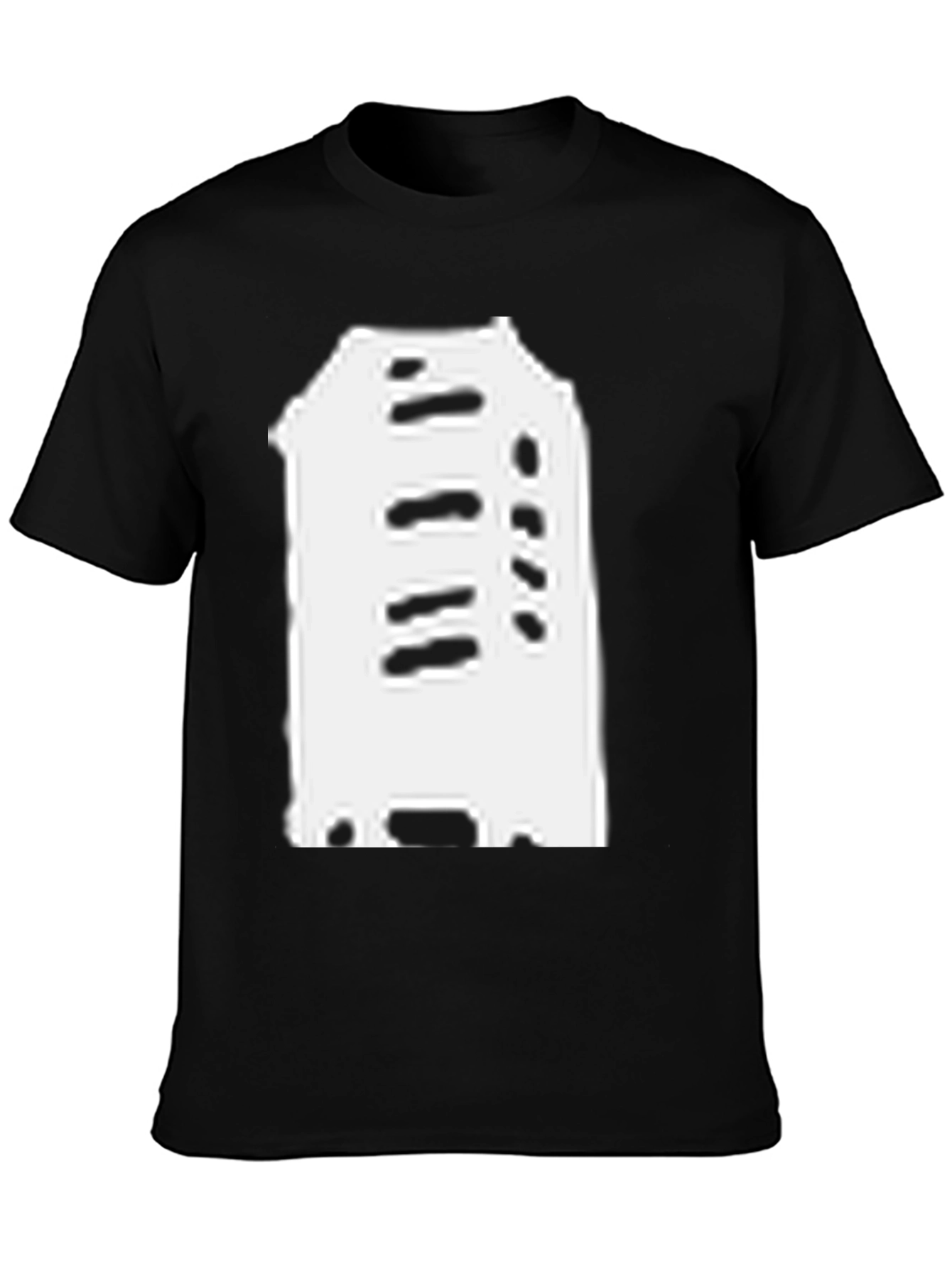 Abstract Building Black T-Shirt