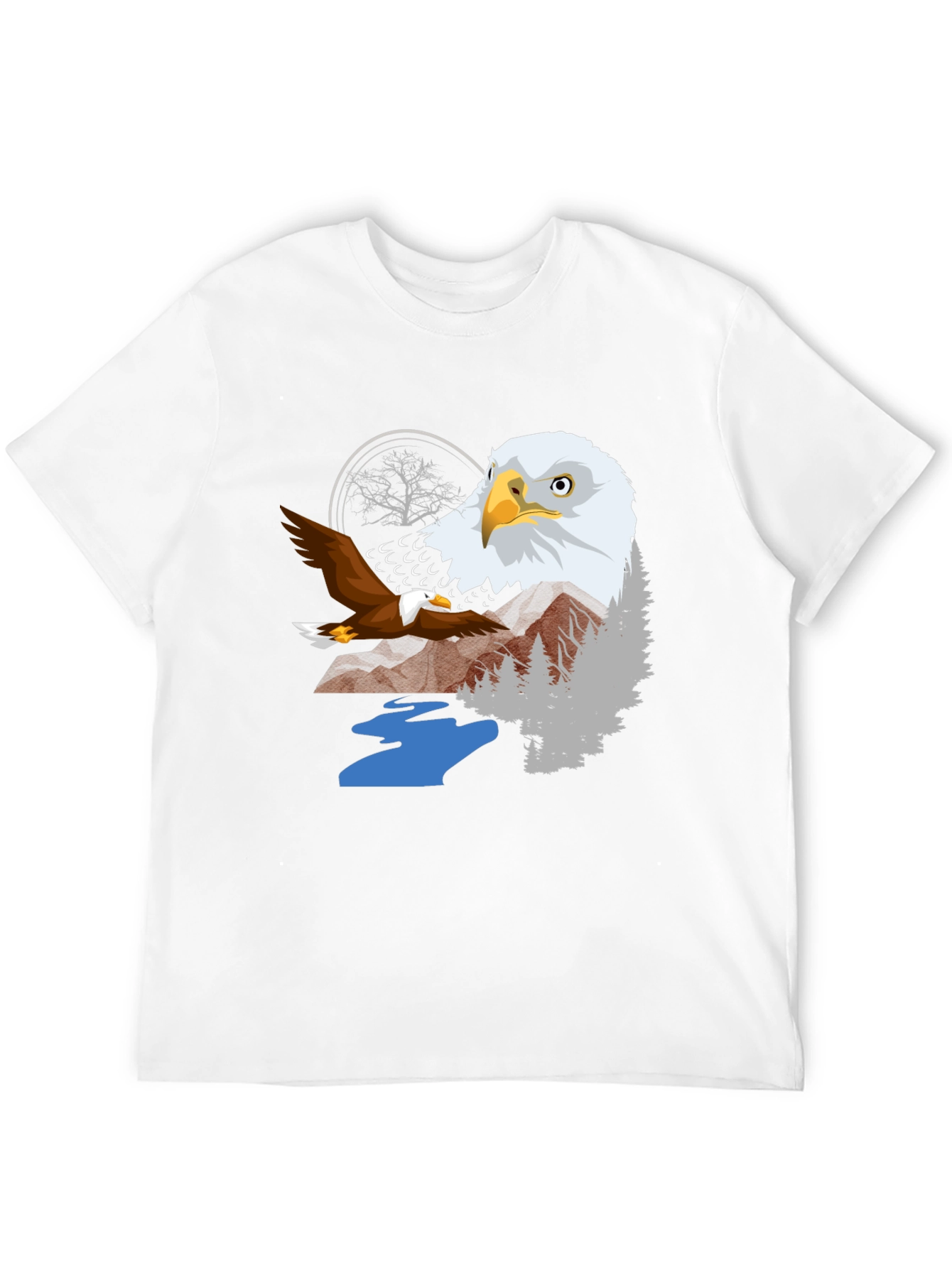 Eagle Graphic Tee - Nature Inspired T-Shirt