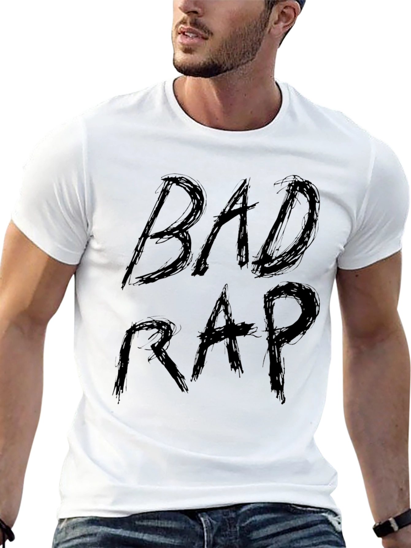 Bad Rap Graphic Print T-Shirt
