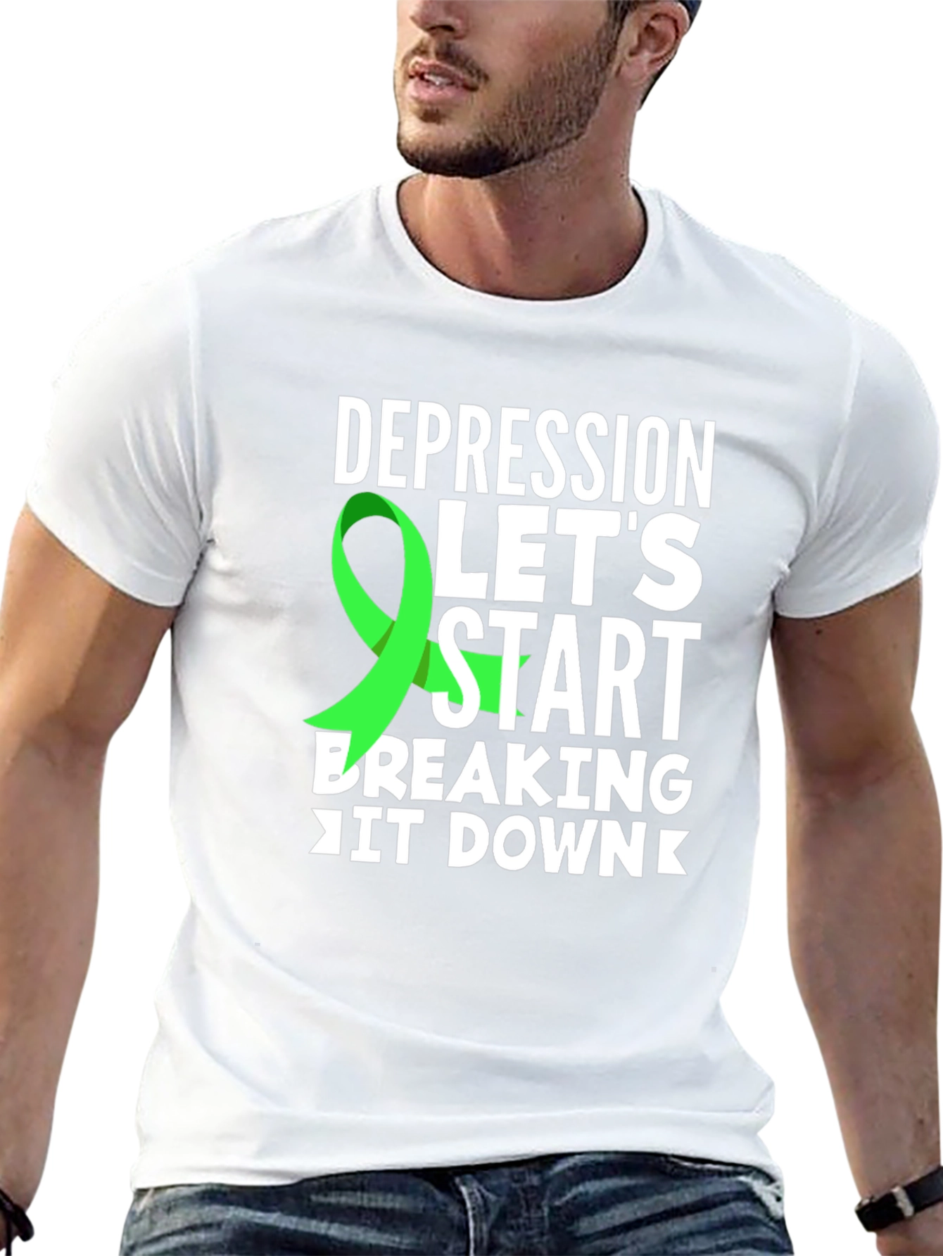 Depression Awareness Ribbon T-Shirt