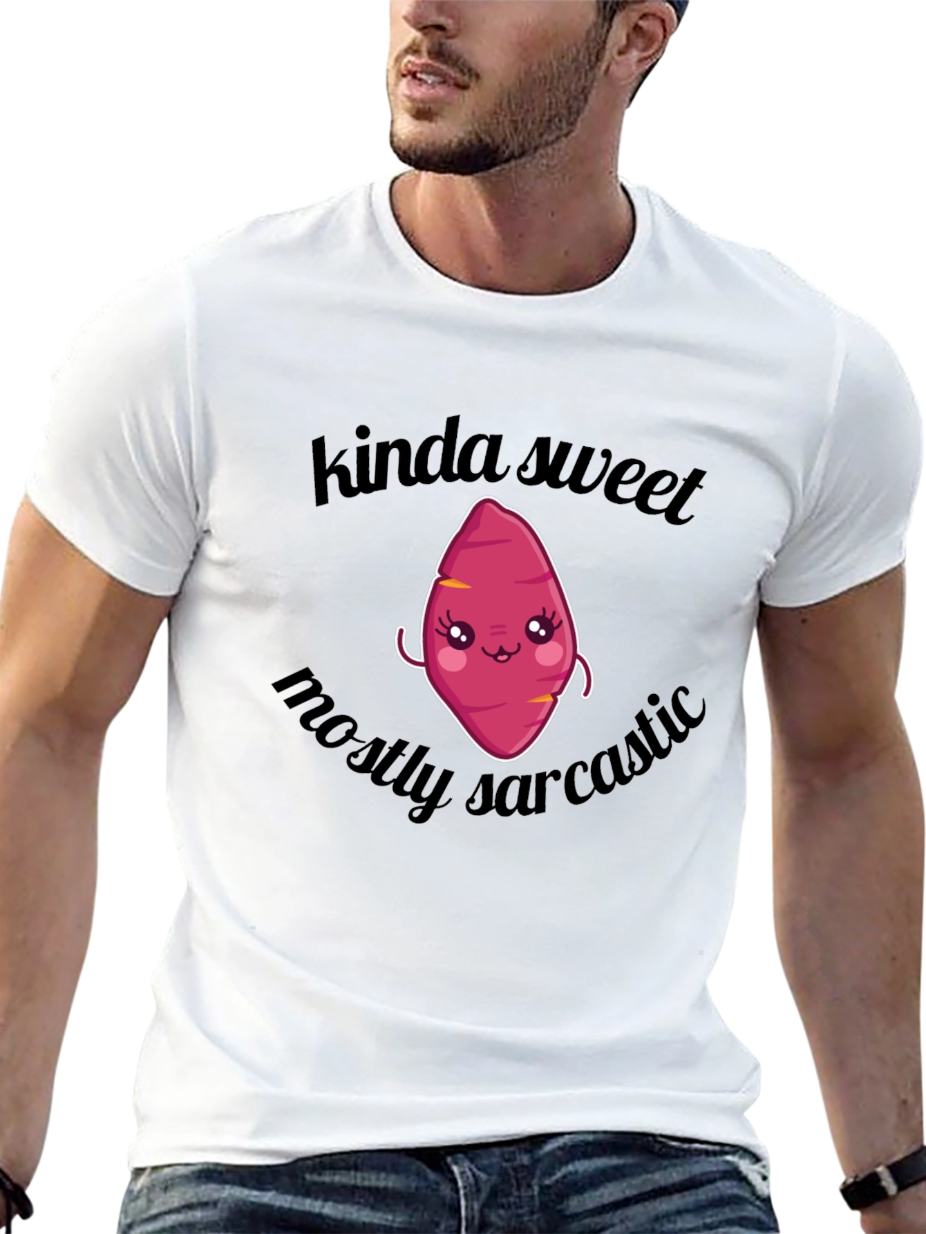 Kinda Sweet Mostly Sarcastic Cute Sweet Potato T-Shirt