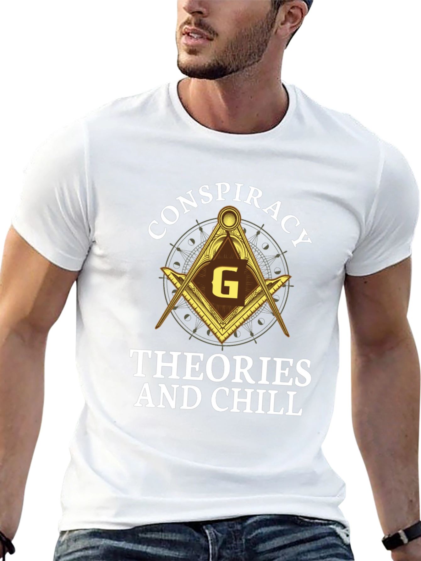 Conspiracy Theories and Chill Graphic T-Shirt