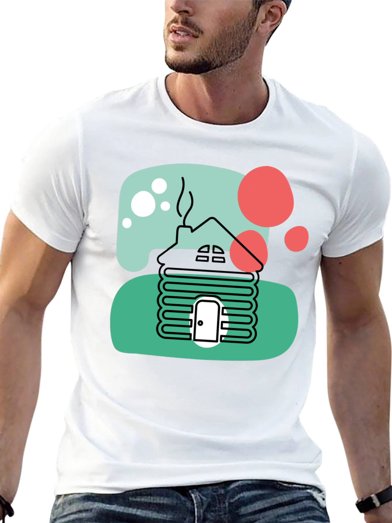 Cabin T-Shirt Novelty Graphic Tee