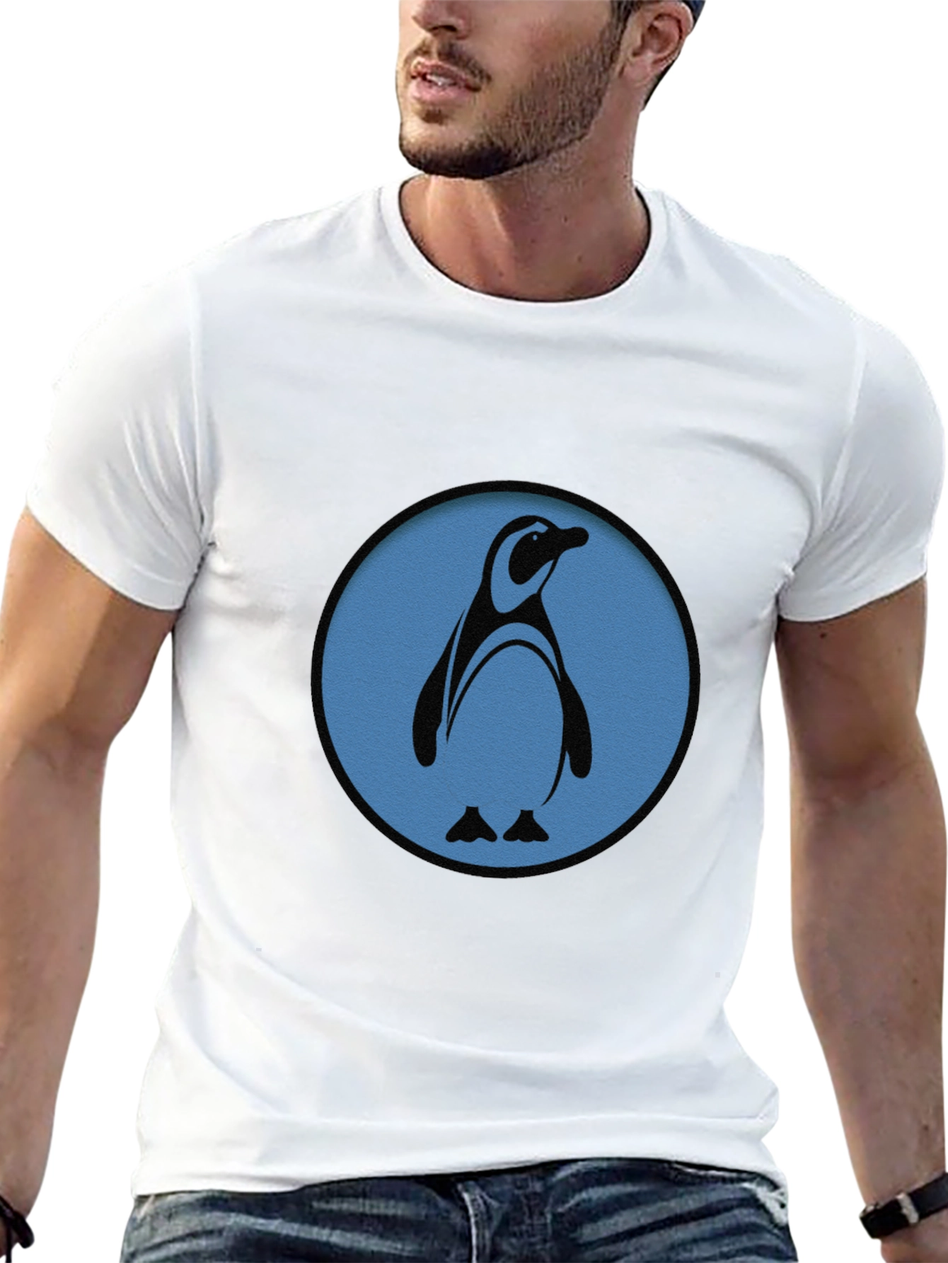 Penguin Graphic Tee - Soft Cotton Blend