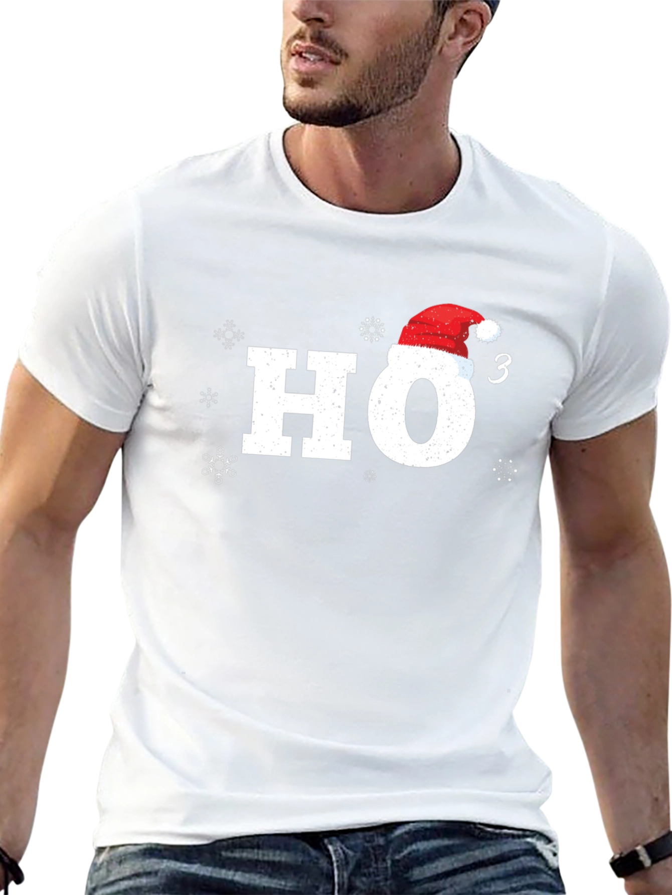 Ho3 Santa Hat Christmas T-Shirt