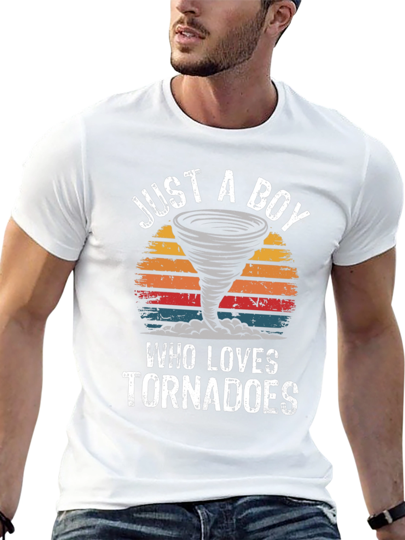 Just a Boy Who Loves Tornadoes T-Shirt