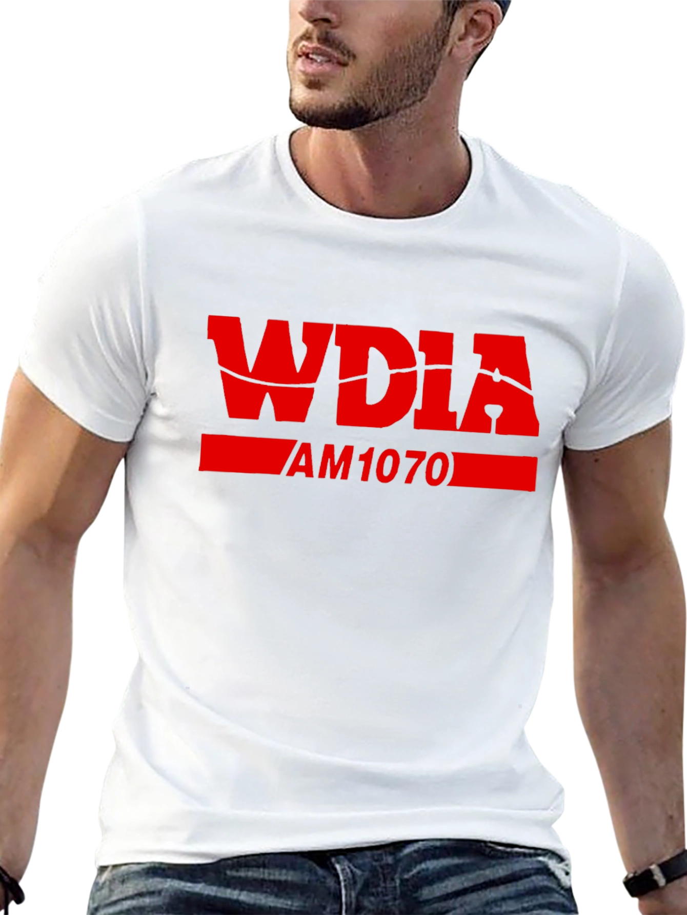 WDIA AM1070 Black T-Shirt