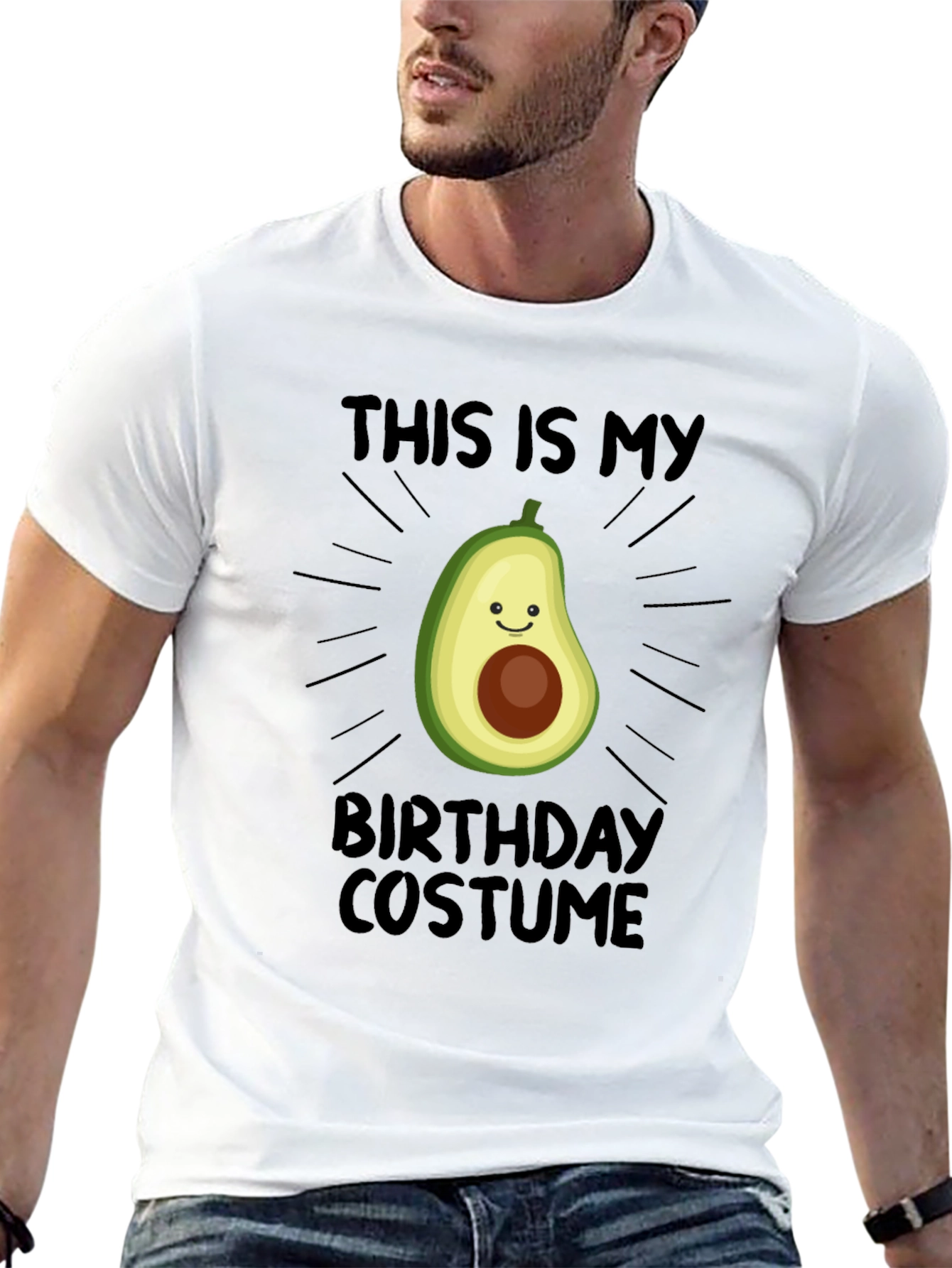Avocado Birthday Costume T-Shirt - Funny Food Tee