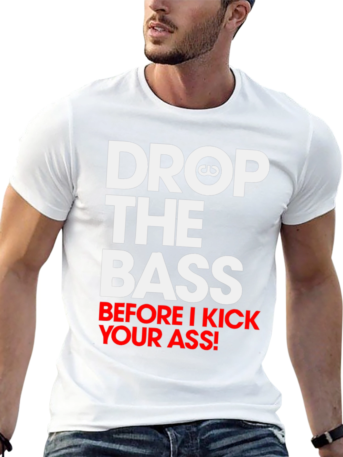 Drop the Bass Graphic Tee - Bold Statement Shirt