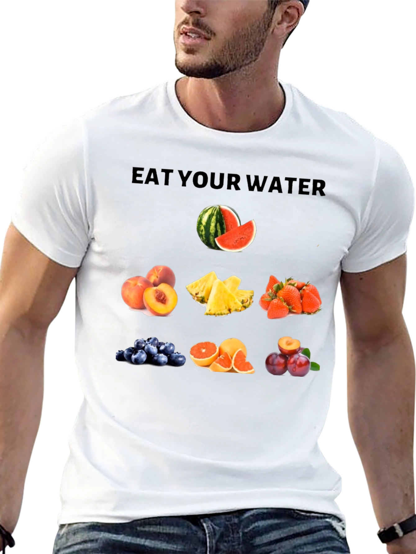 Eat Your Water Graphic T-Shirt