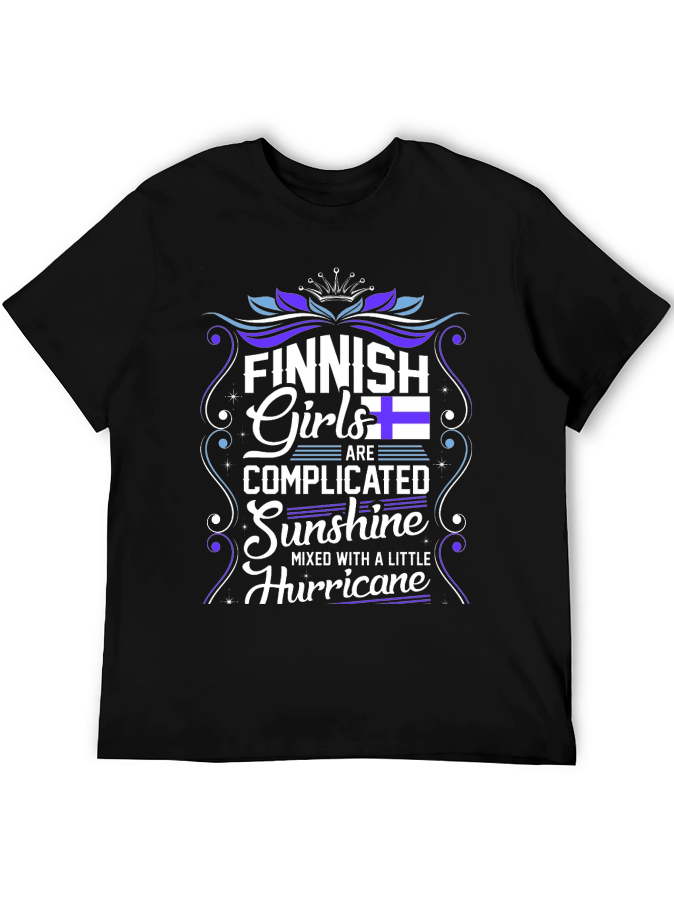Finnish Girl Complicated Sunshine Hurricane T-Shirt