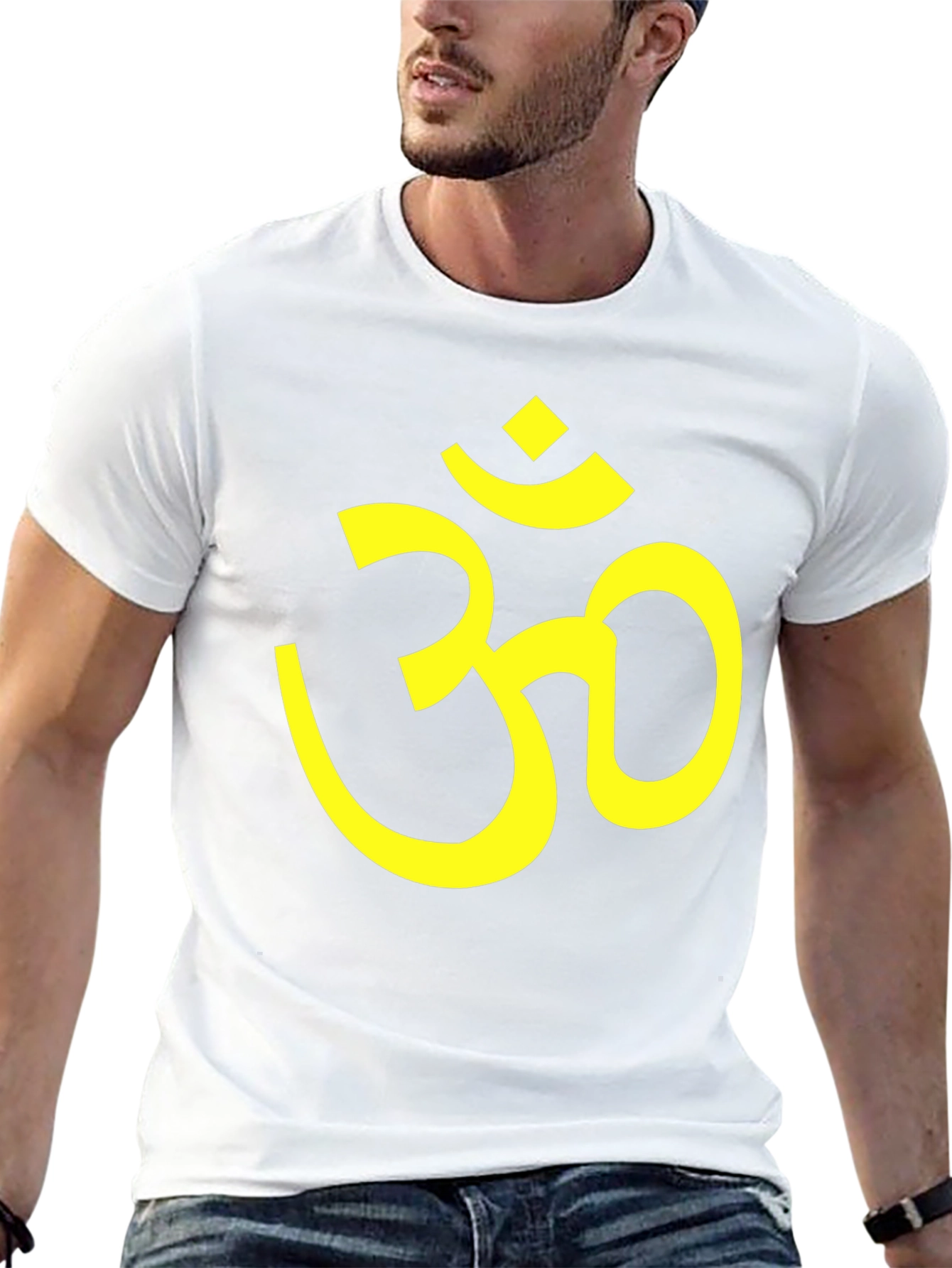 Om Symbol Graphic T-Shirt - Stylish Casual Wear