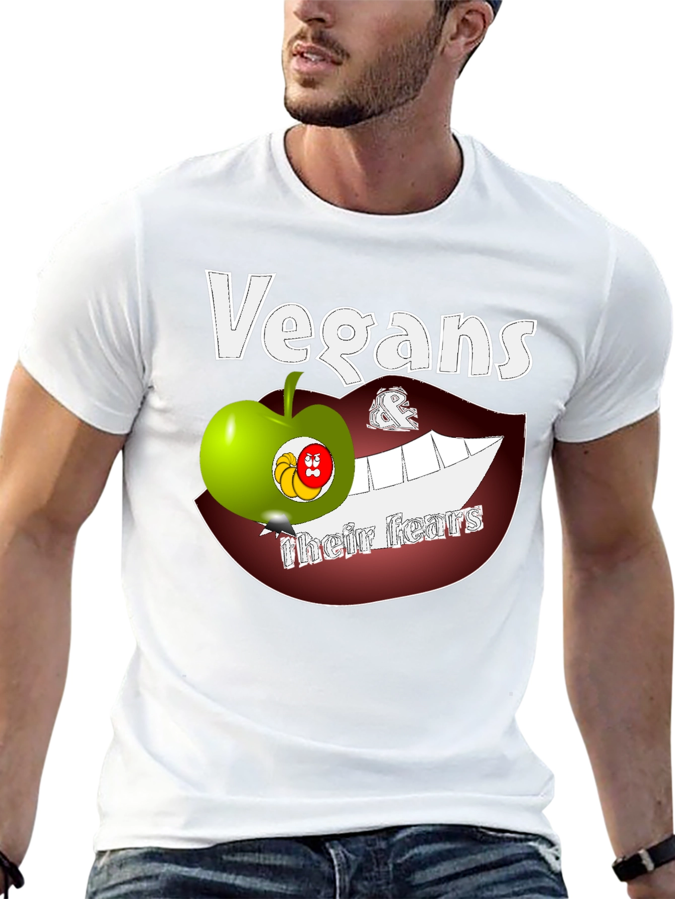 Vegans Their Fears Graphic T-Shirt