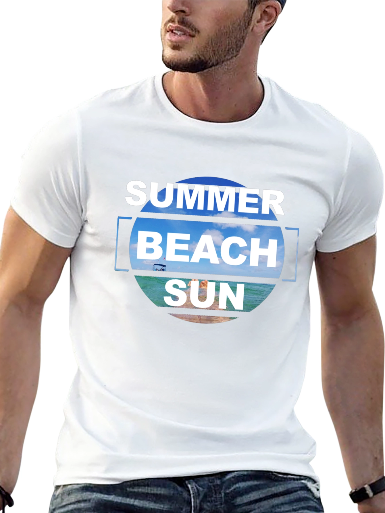 Summer Beach Sun Graphic T-Shirt