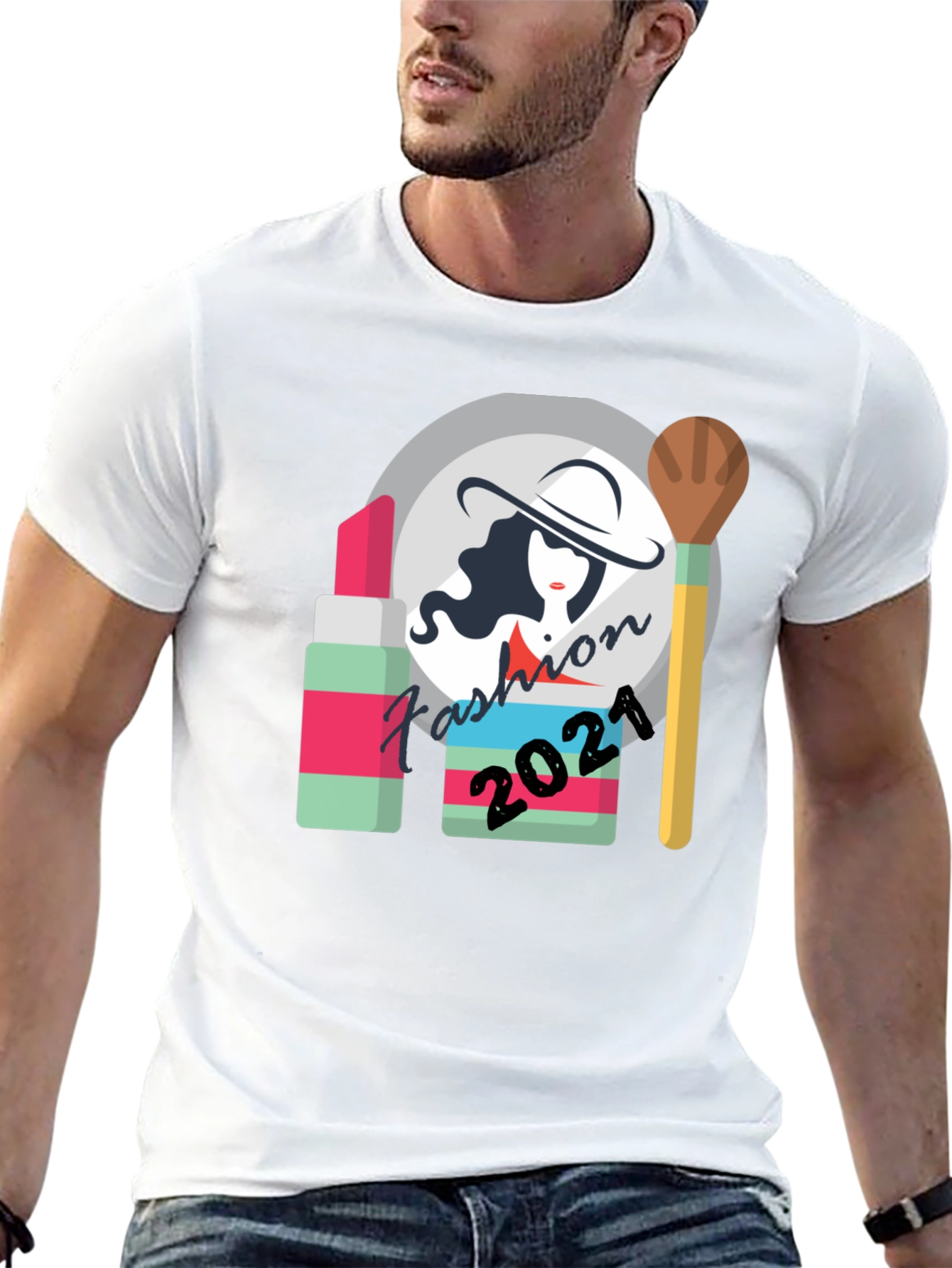 Fashion 2021 Graphic Tee - Unisex Black T-Shirt