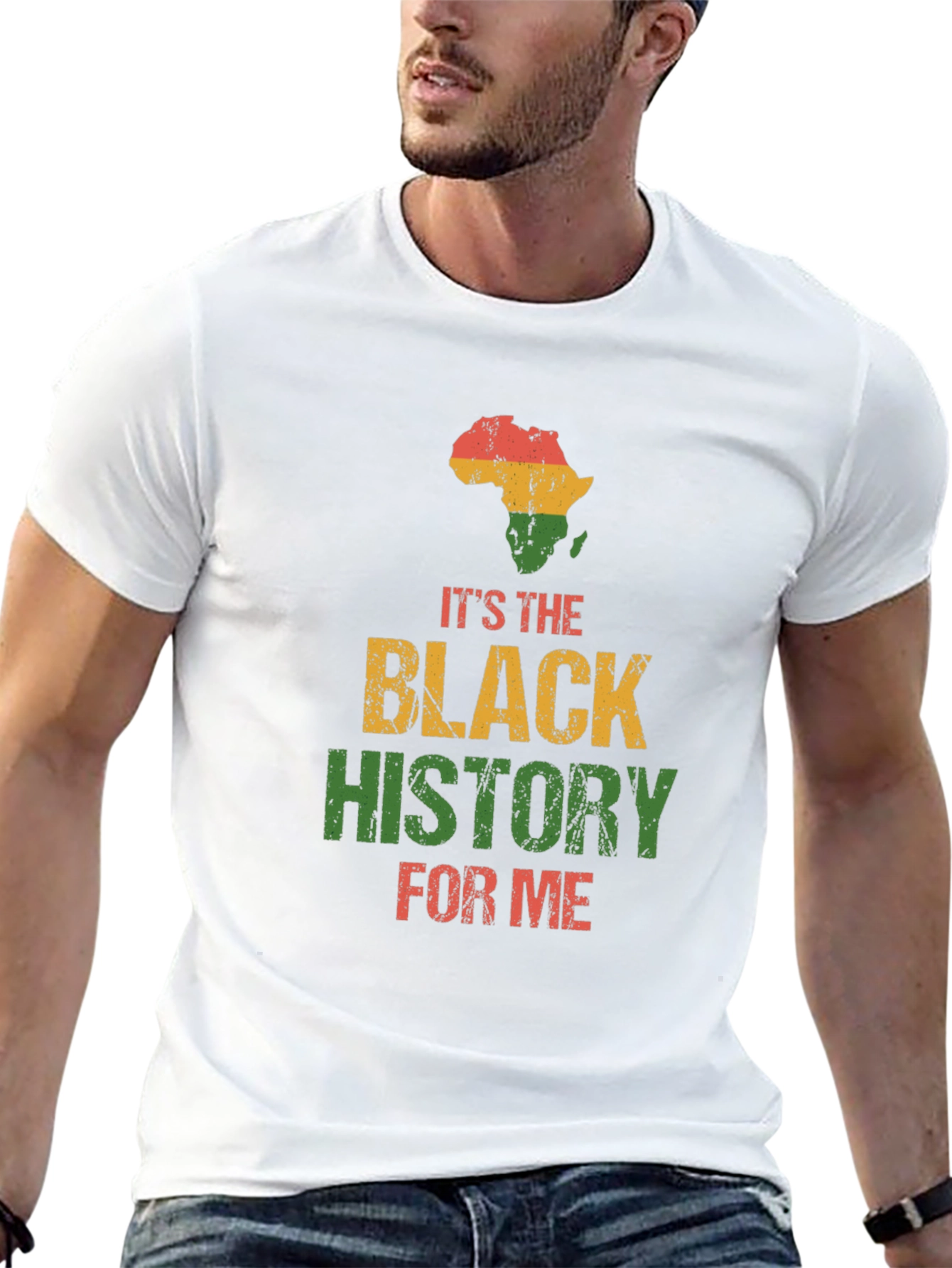 Black History T-Shirt - Africa Map Pride